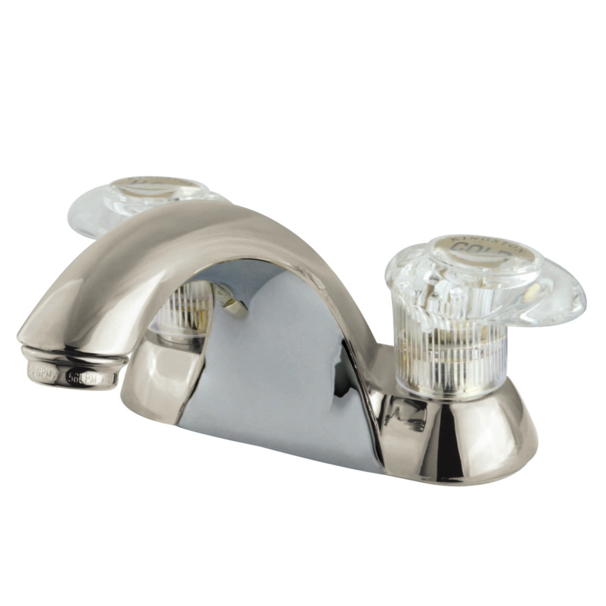 Kingston Brass Kb2158Lp 4 In. Centerset Bathroom Faucet, Brushed Nickel