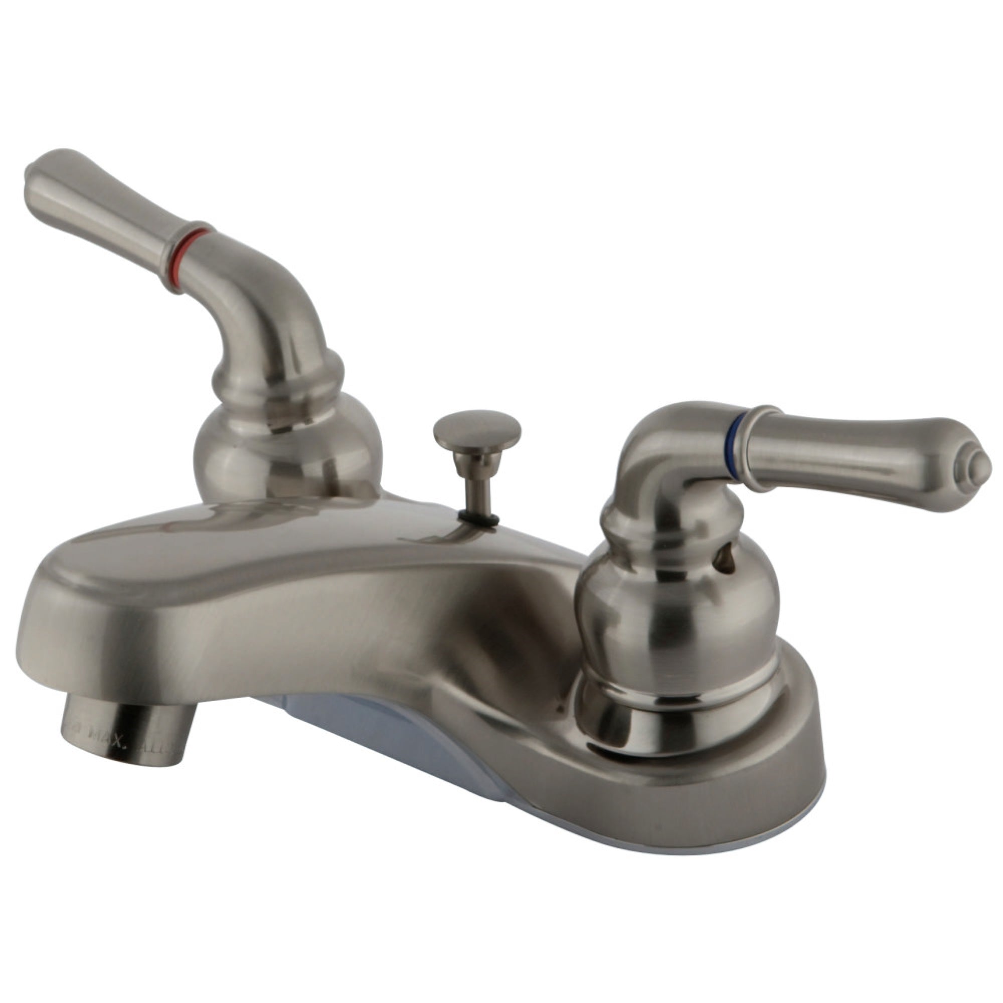 Kingston Brass Kb258B 4 In. Centerset Bathroom Faucet, Brushed Nickel