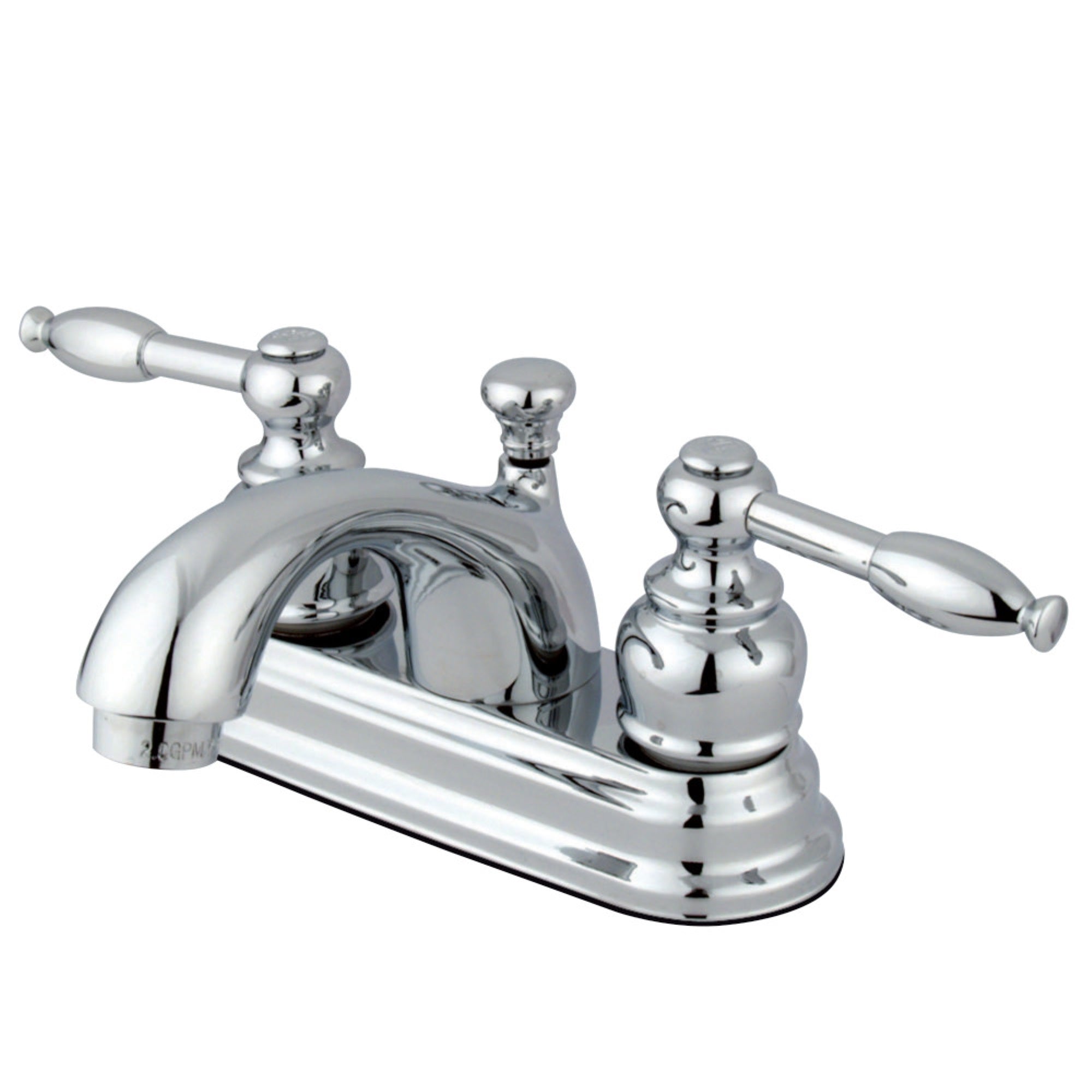 Kingston Brass Kb2601Kl 4 In. Centerset Bathroom Faucet, Polished Chrome