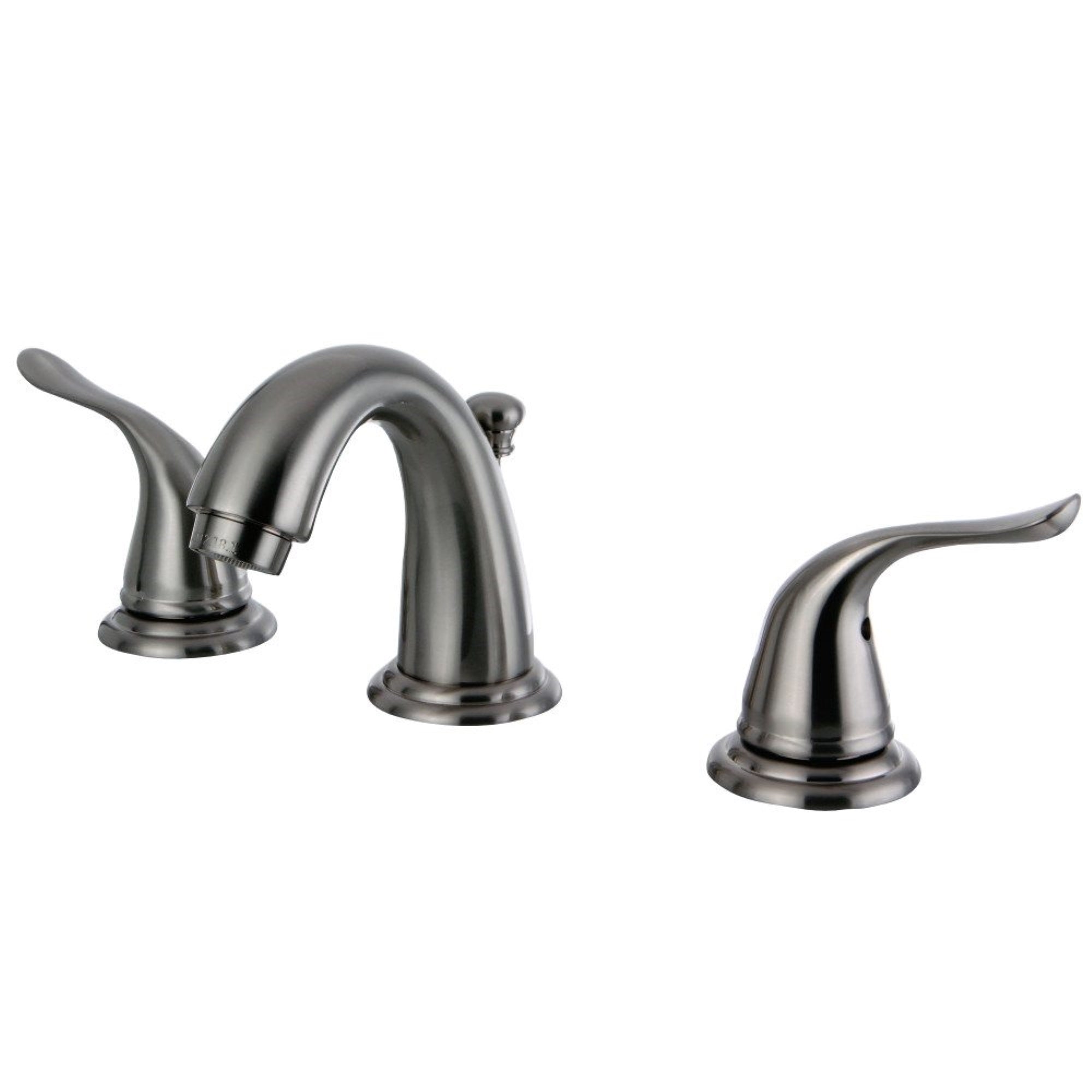 Kingston Brass Kb2918Yl Yosemite Widespread Bathroom Faucet, Brushed Nickel