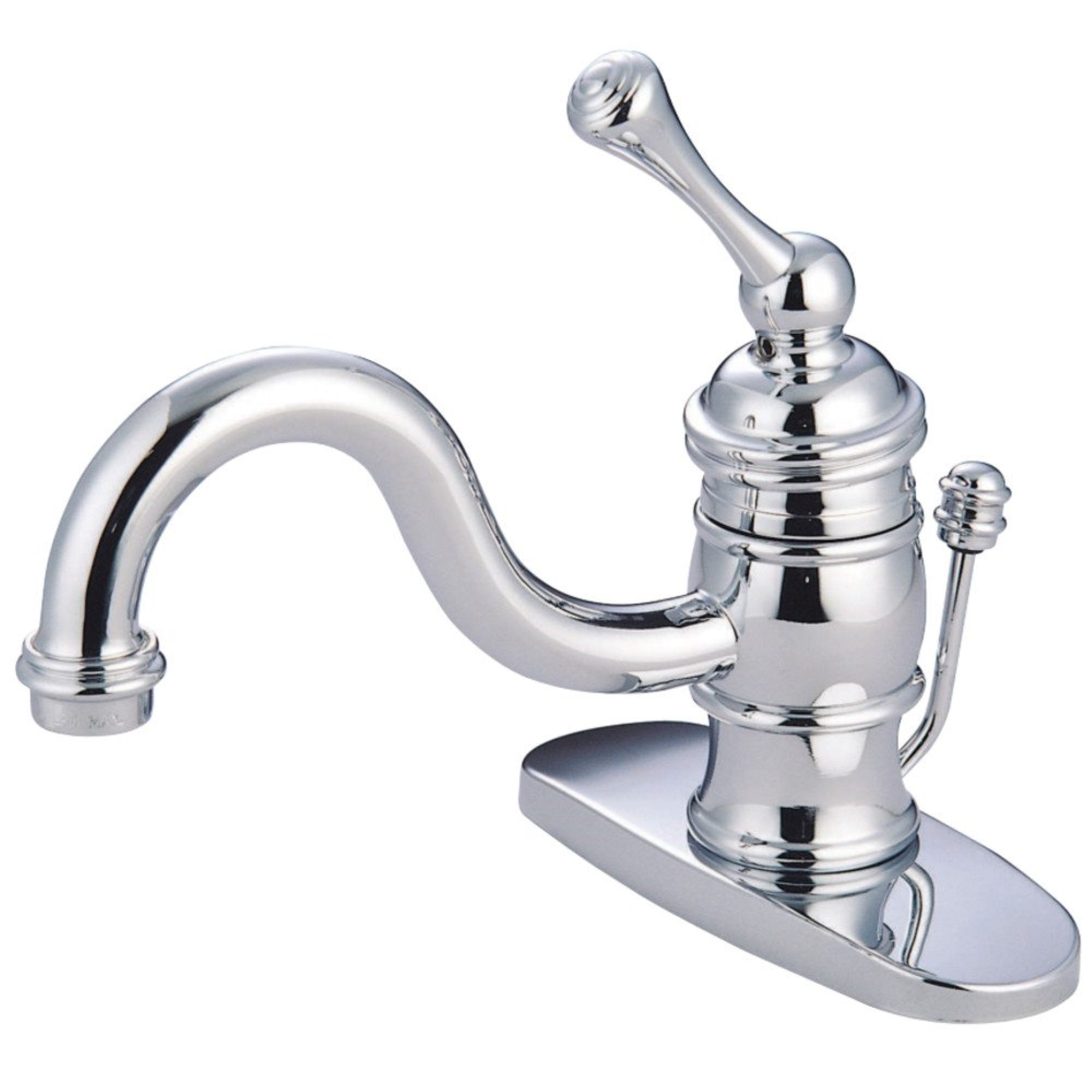 Kingston Brass Kb3401Bl Victorian 4 Centerset Single Handle Bathroom Faucet, Polished Chrome