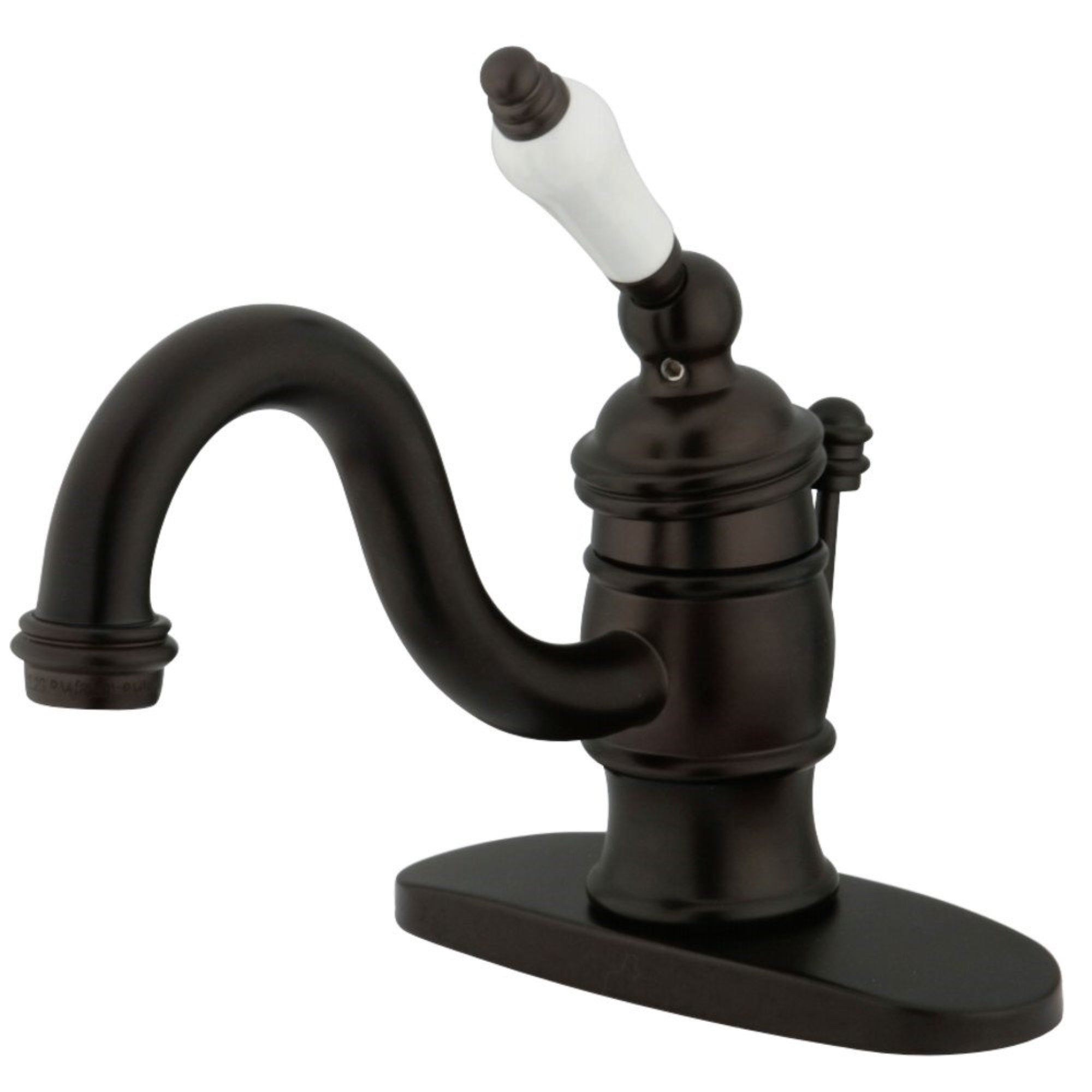 Kingston Brass Kb3405Pl Victorian 4 Centerset Single Handle Bathroom Faucet, Oil Rubbed Bronze