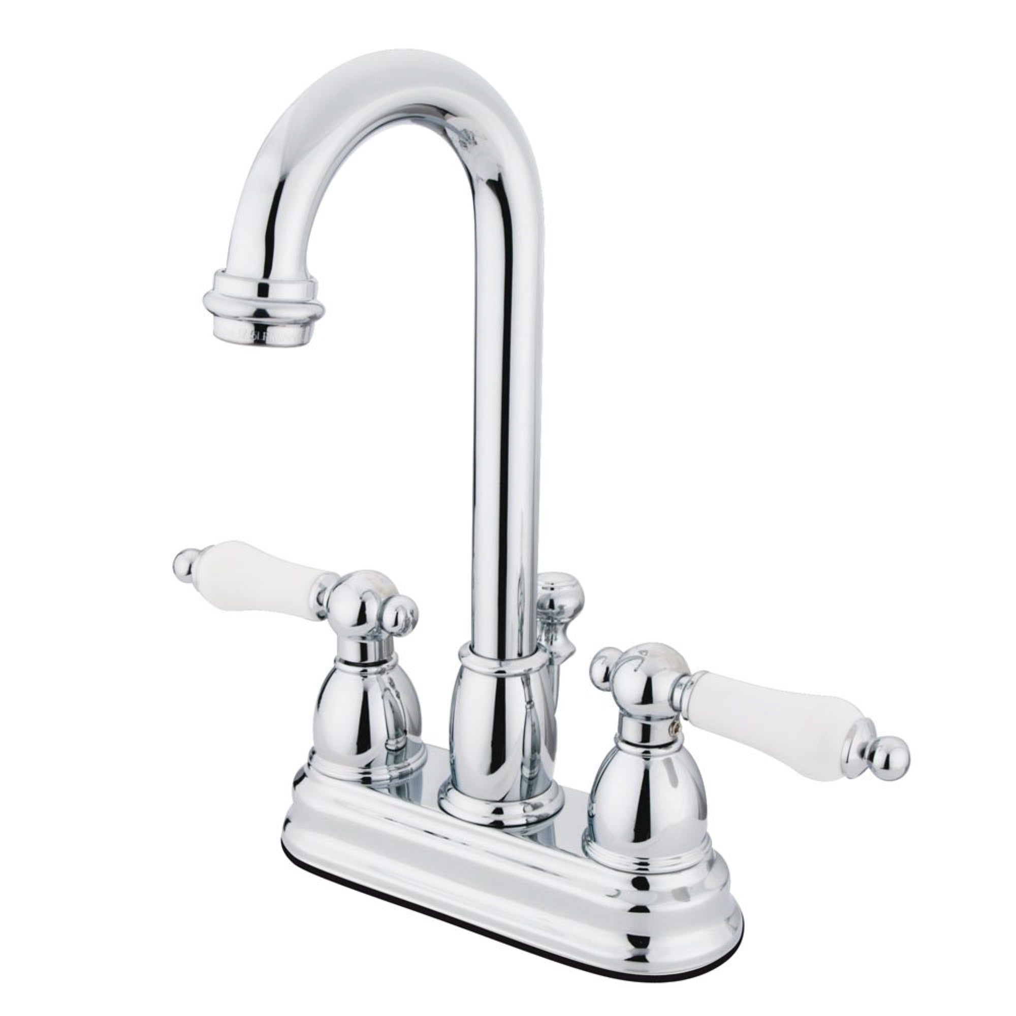 Kingston Brass Kb3611Pl 4 In. Centerset Bathroom Faucet, Polished Chrome