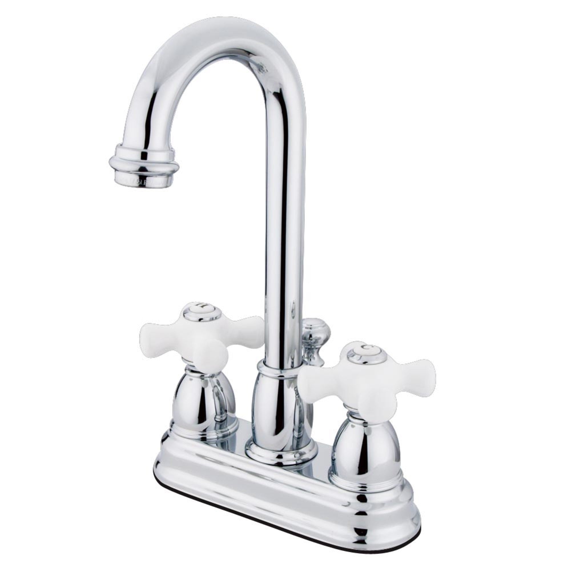 Kingston Brass Kb3611Px 4 In. Centerset Bathroom Faucet, Polished Chrome