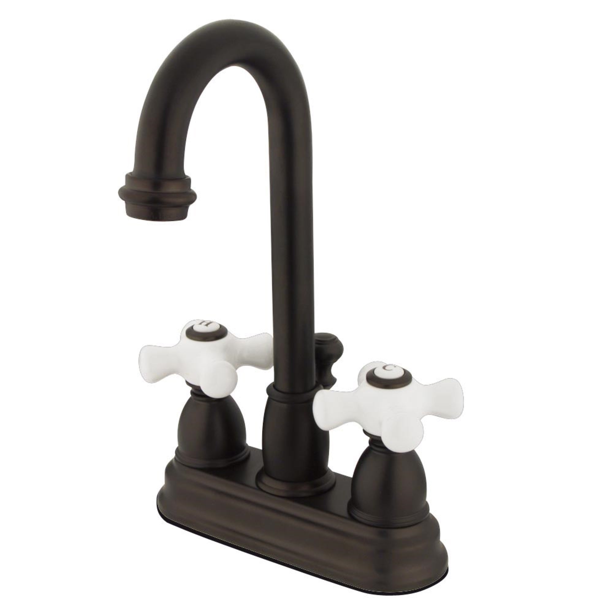 Kingston Brass Kb3615Px 4 In. Centerset Bathroom Faucet, Oil Rubbed Bronze