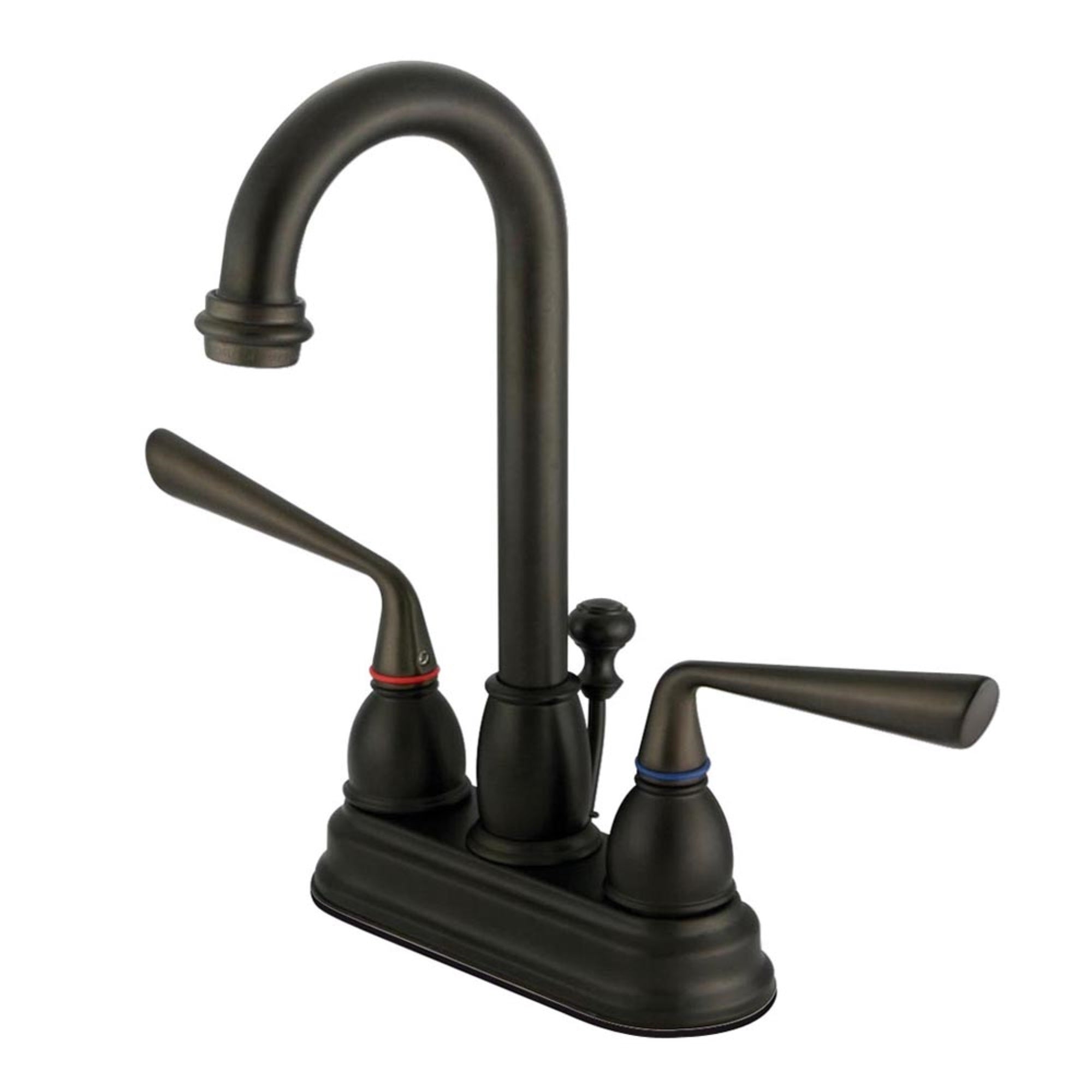 Kingston Brass Kb3615Zl 4 In. Centerset Bathroom Faucet, Oil Rubbed Bronze