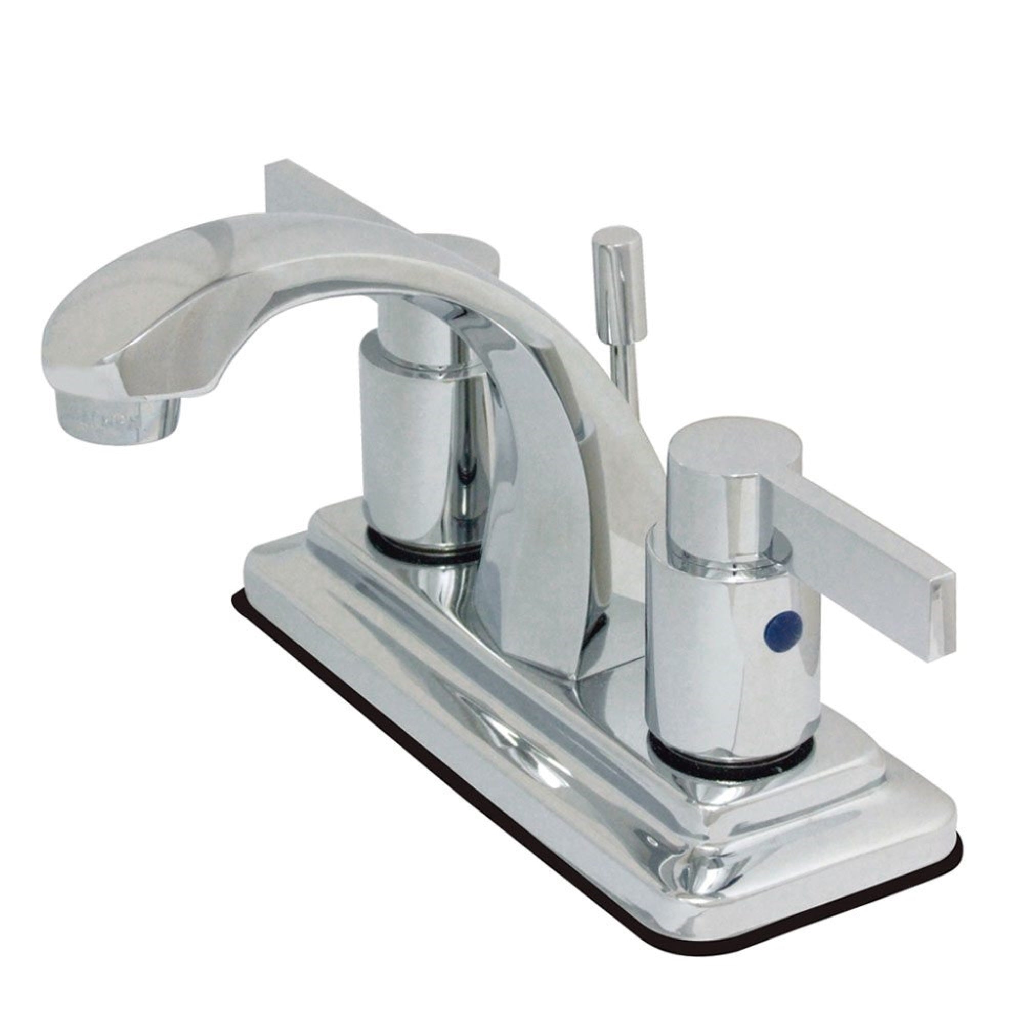 Kingston Brass Kb4641Ndl 4 In. Centerset Bathroom Faucet, Polished Chrome