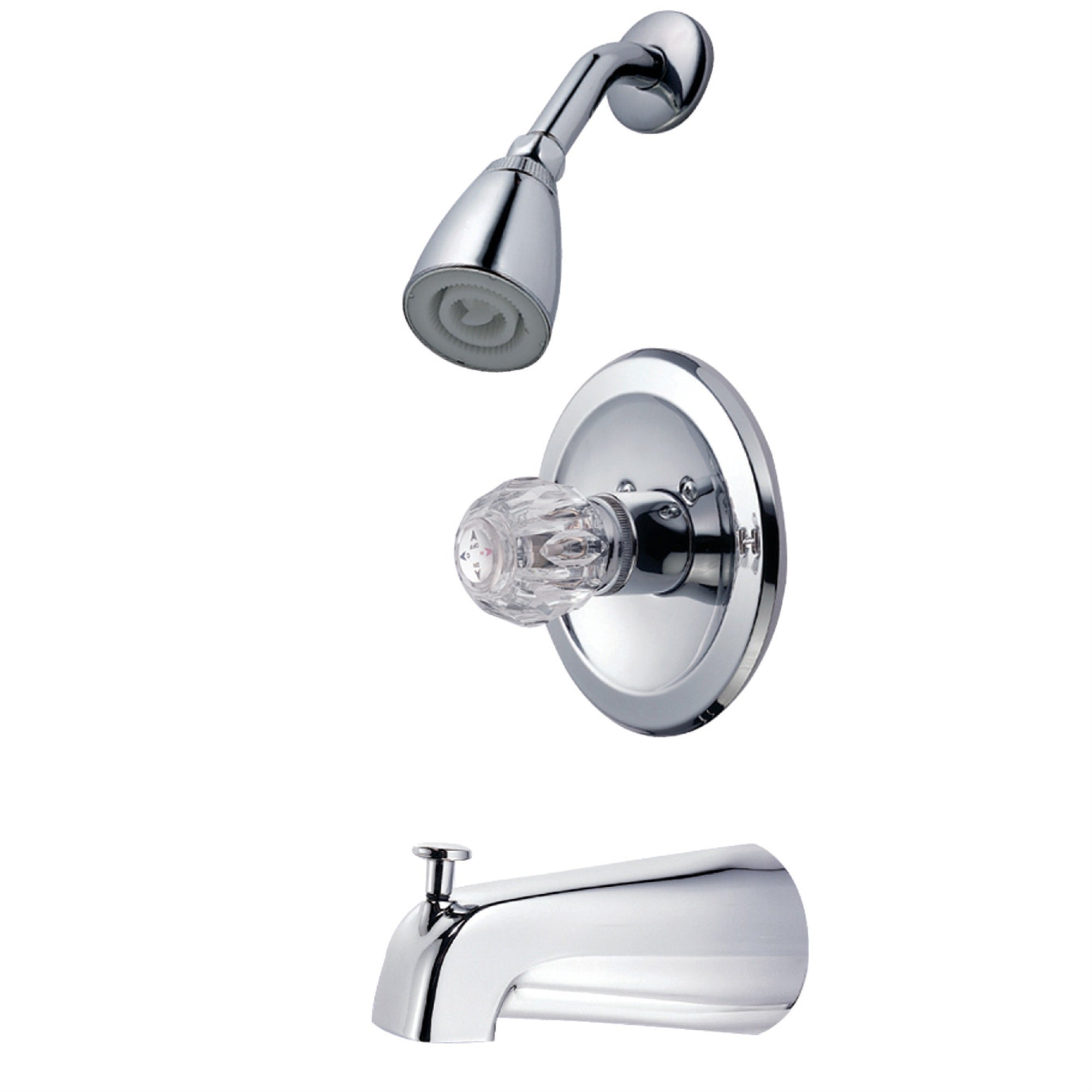 Kingston Brass Kb531T Tub And Shower Trim Only For Kb531, Polished Chrome