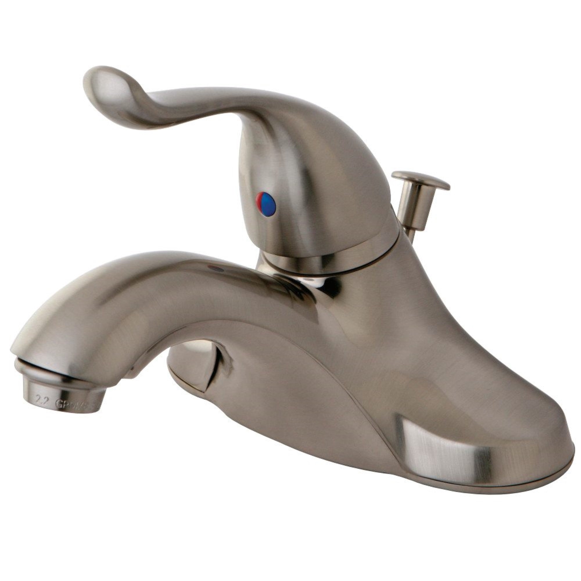 Kingston Brass Kb5548Yl Single-Handle 4 In. Centerset Bathroom Faucet, Brushed Nickel