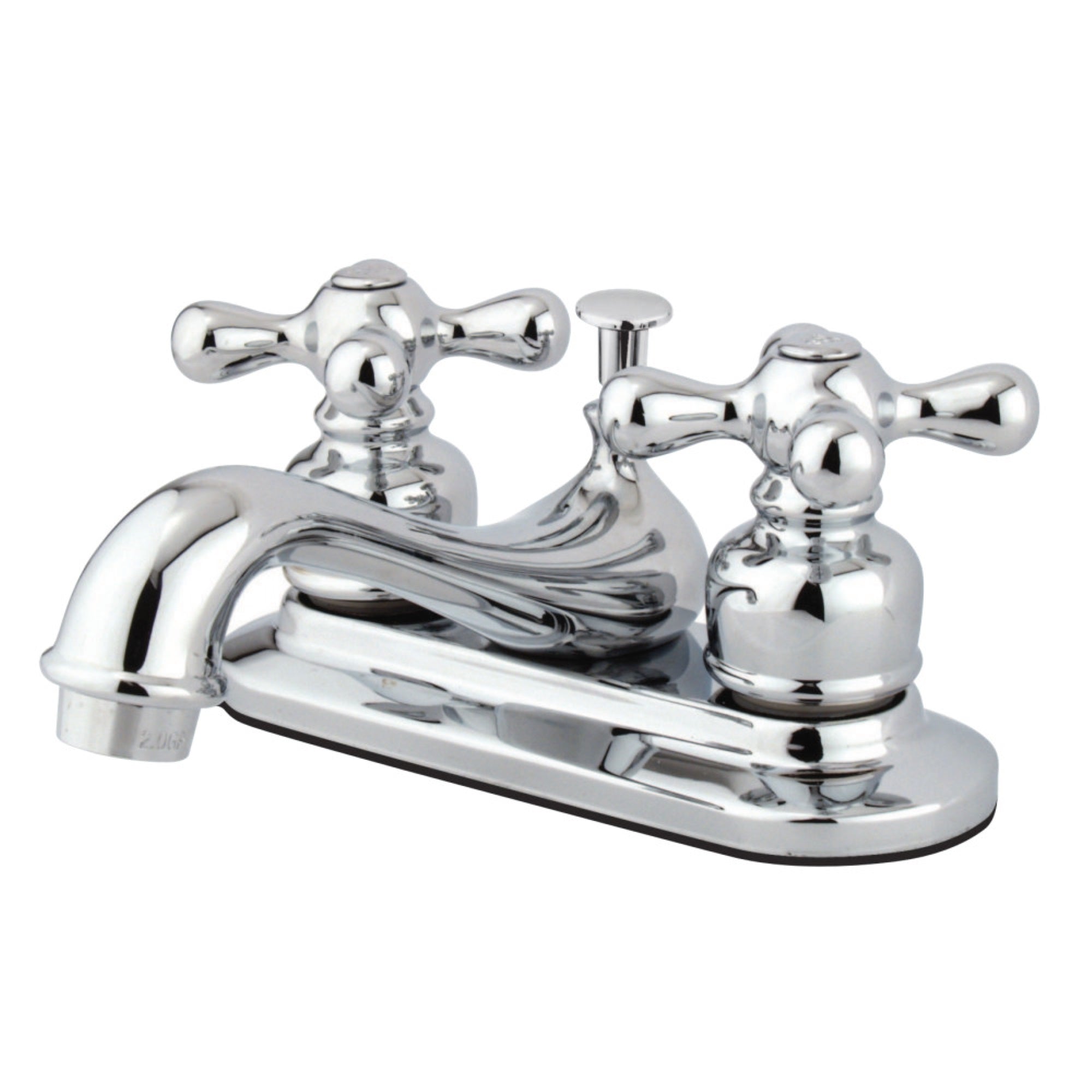 Kingston Brass Kb601Ax Restoration 4 In. Centerset Bathroom Faucet, Polished Chrome