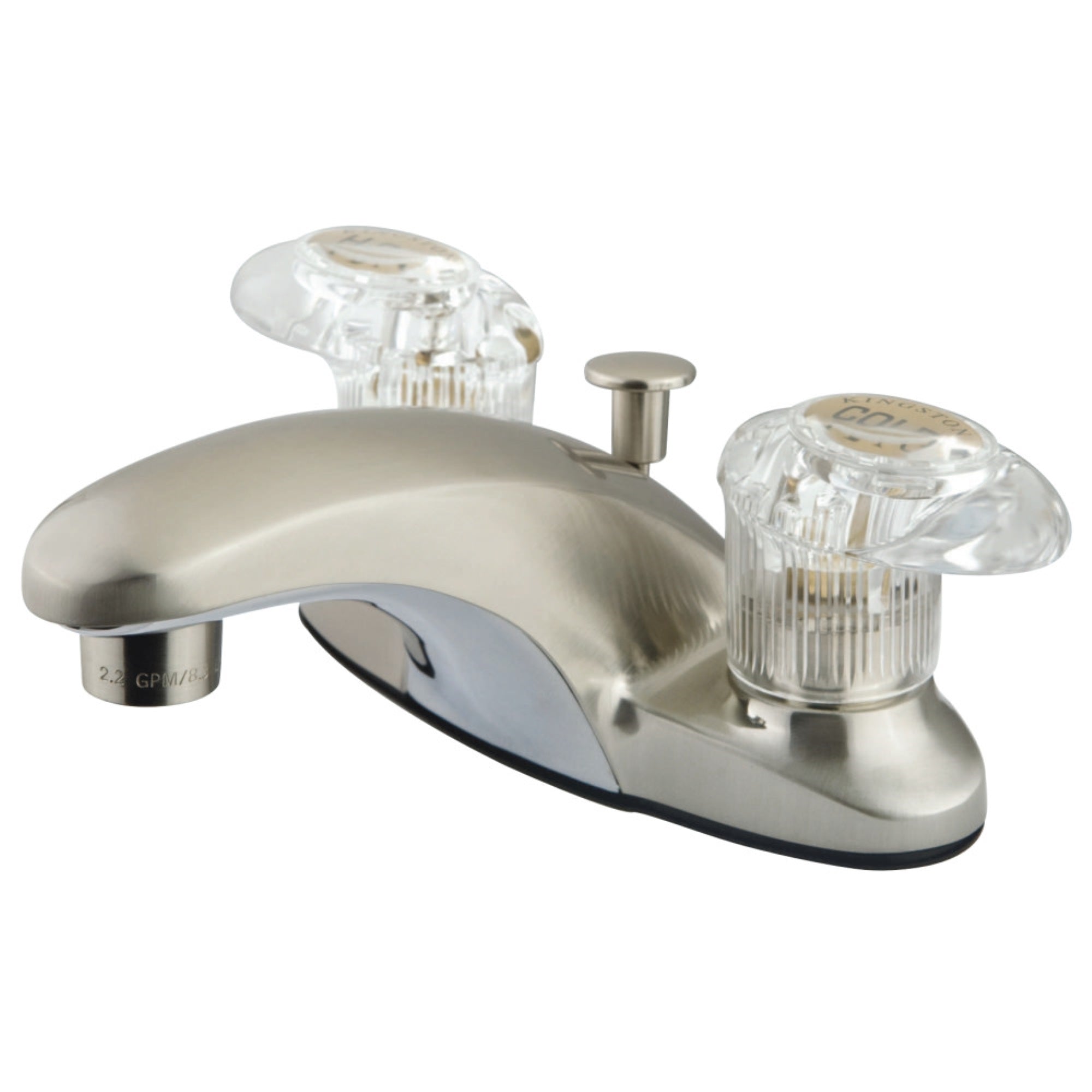 Kingston Brass Kb6158All 4 In. Centerset Bathroom Faucet, Brushed Nickel