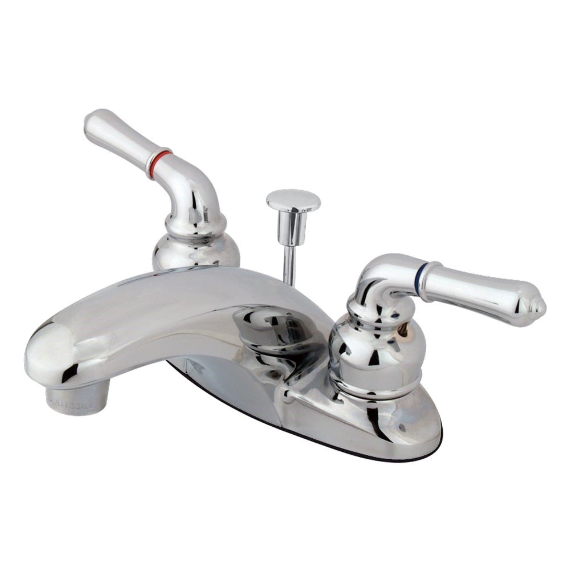 Kingston Brass Kb621 4 In. Centerset Bathroom Faucet, Polished Chrome