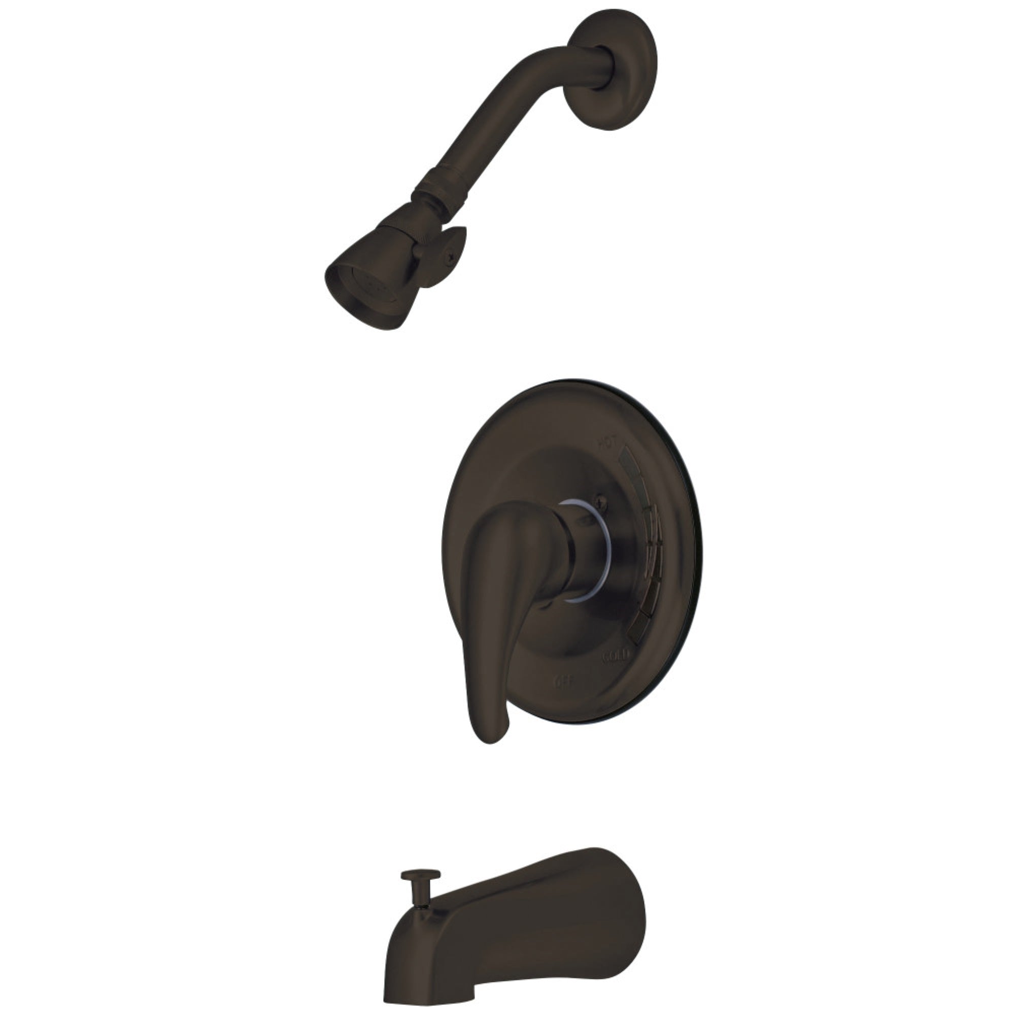 Kingston Brass Kb655T Tub And Shower Trim Only, Oil Rubbed Bronze