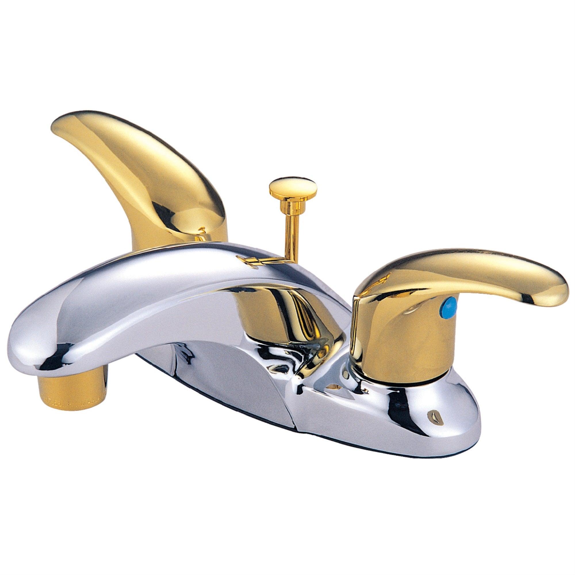Kingston Brass Kb6624Ll 4 In. Centerset Bathroom Faucet, Polished Chrome