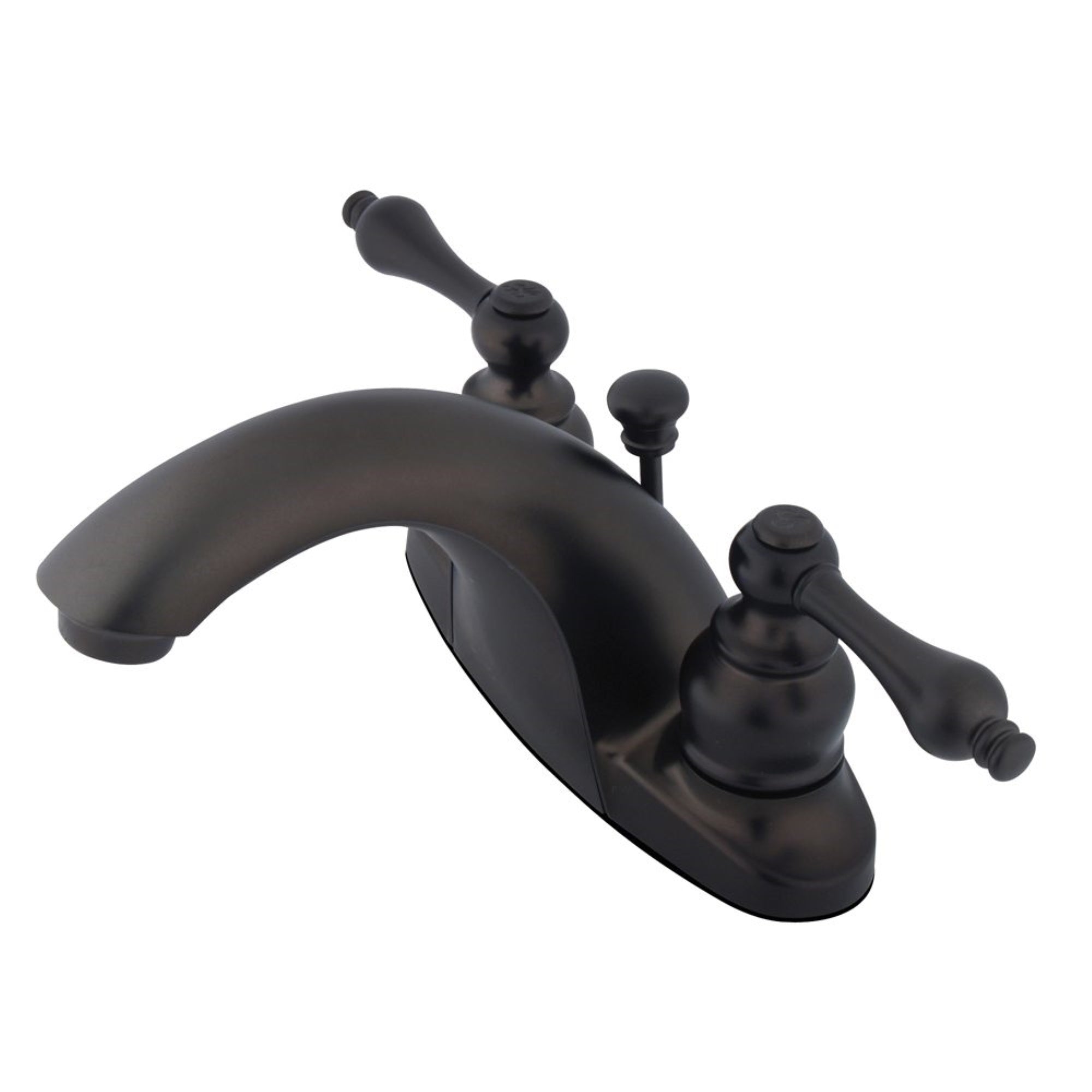Kingston Brass Kb7645Al 4 In. Centerset Bathroom Faucet, Oil Rubbed Bronze