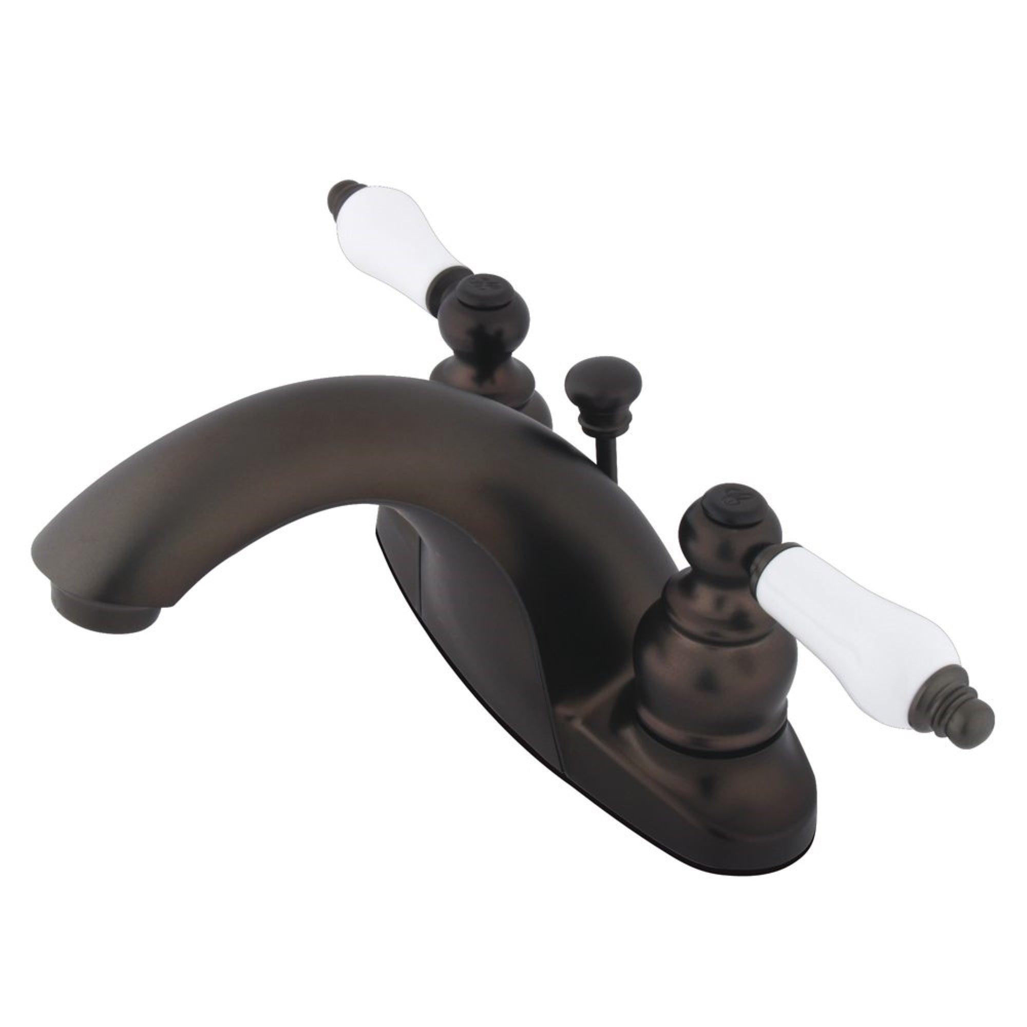 Kingston Brass Kb7645Pl 4 In. Centerset Bathroom Faucet, Oil Rubbed Bronze