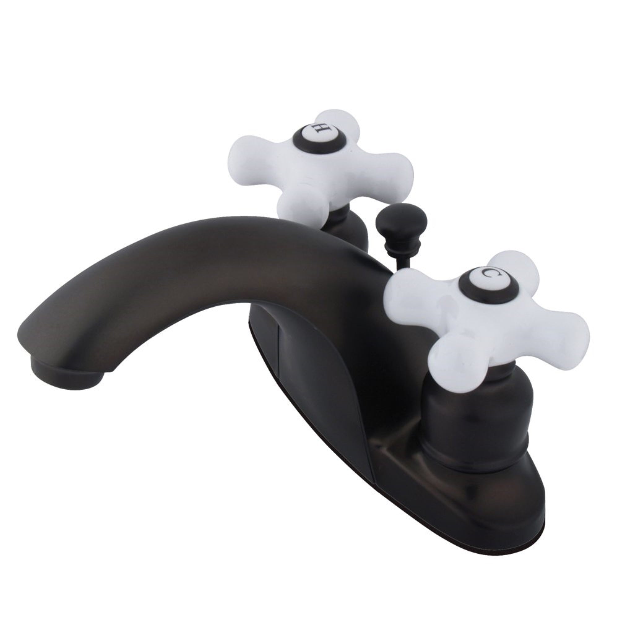 Kingston Brass Kb7645Px 4 In. Centerset Bathroom Faucet, Oil Rubbed Bronze