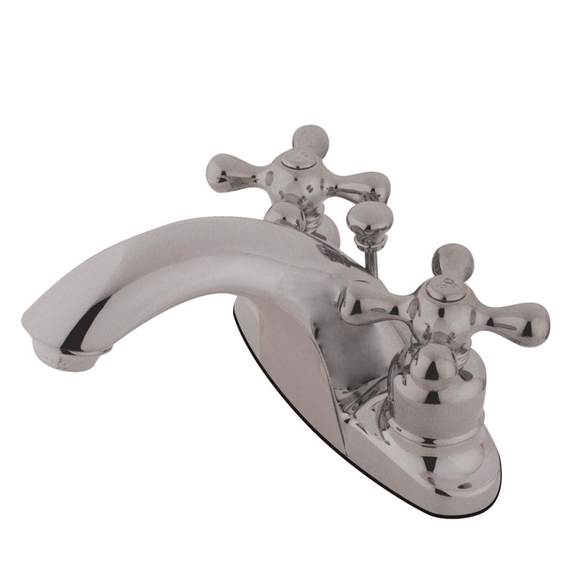 Kingston Brass Kb7648Ax 4 In. Centerset Bathroom Faucet, Brushed Nickel