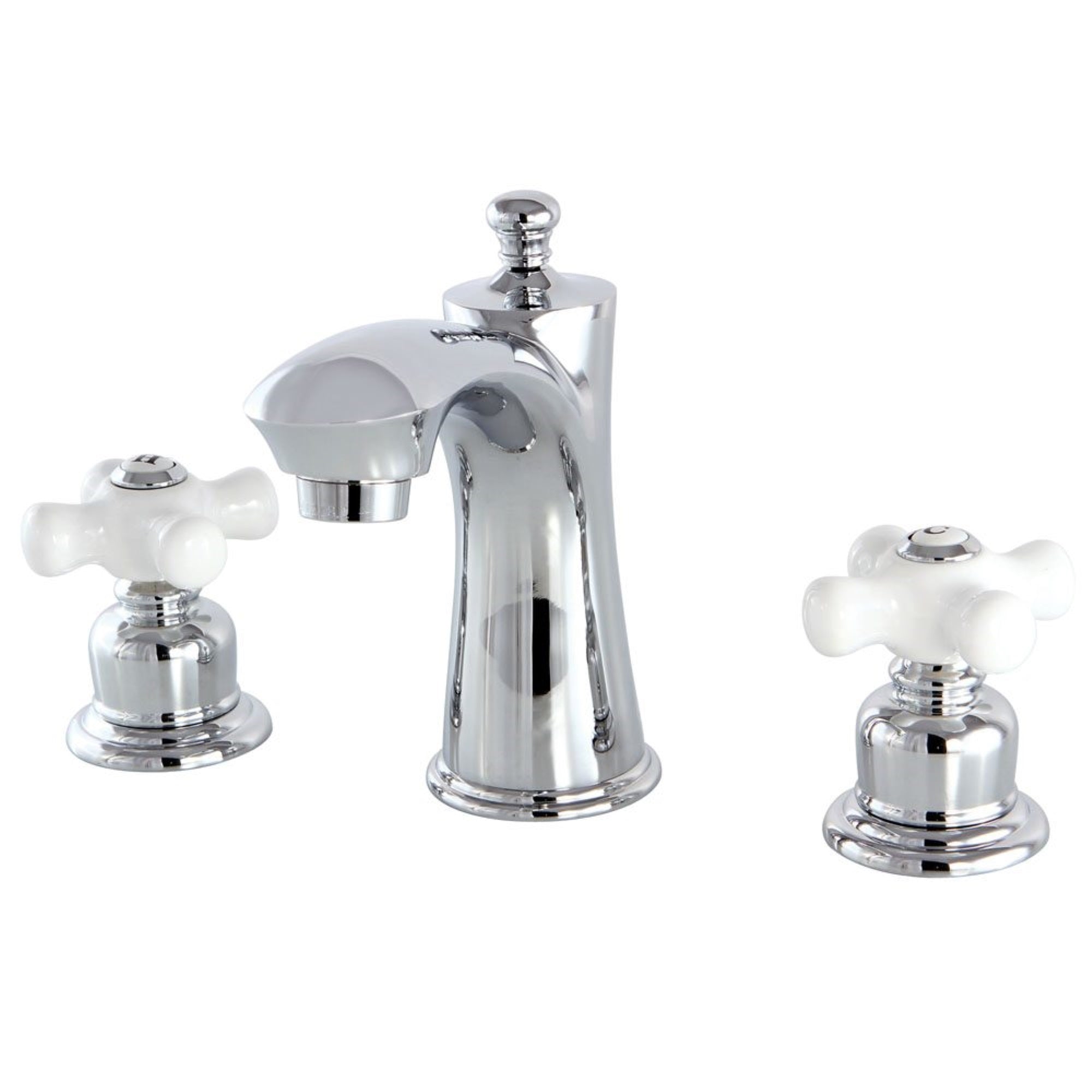 Kingston Brass Kb7961Px 8 In. Widespread Bathroom Faucet, Polished Chrome