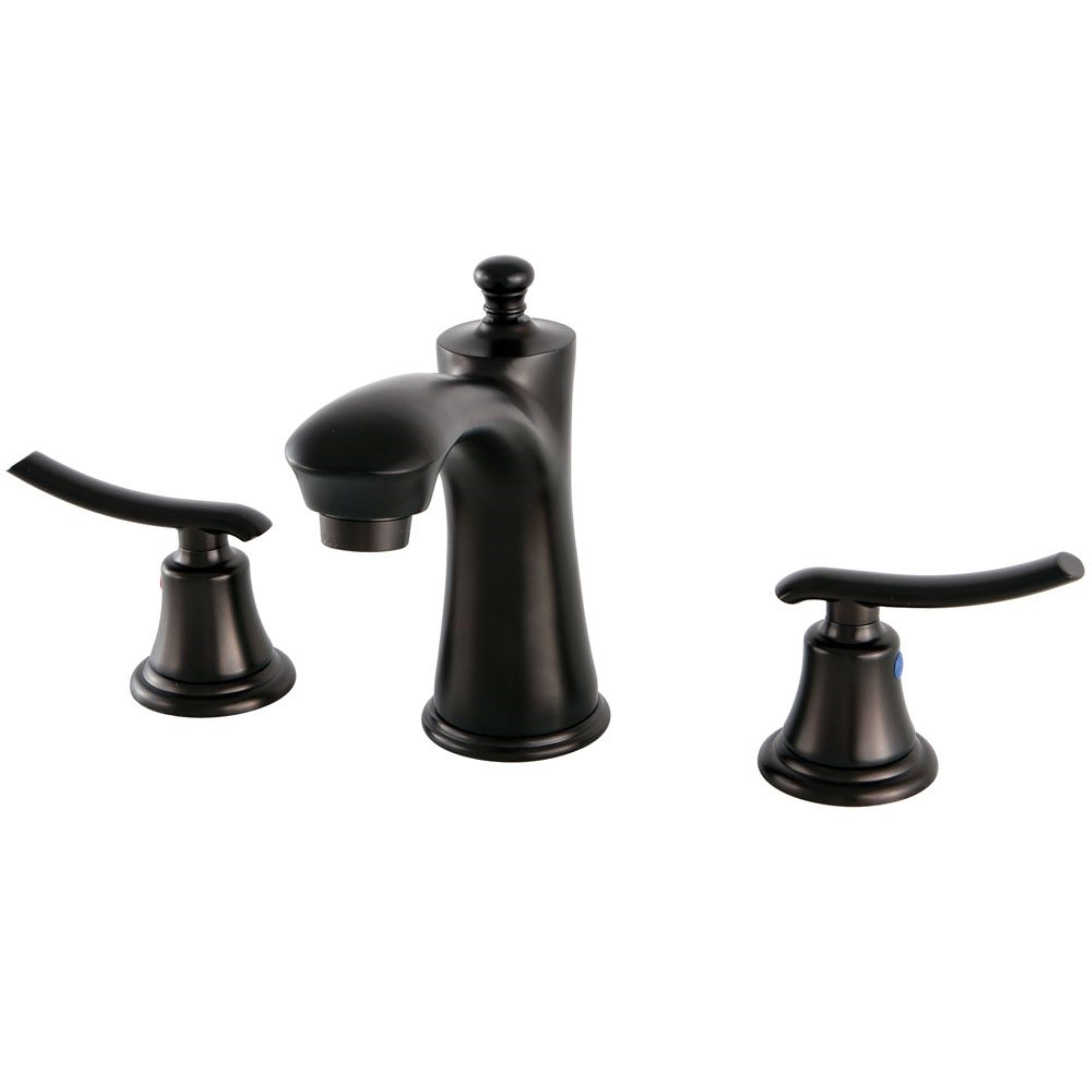 Kingston Brass Kb7965Jl 8 In. Widespread Bathroom Faucet, Oil Rubbed Bronze