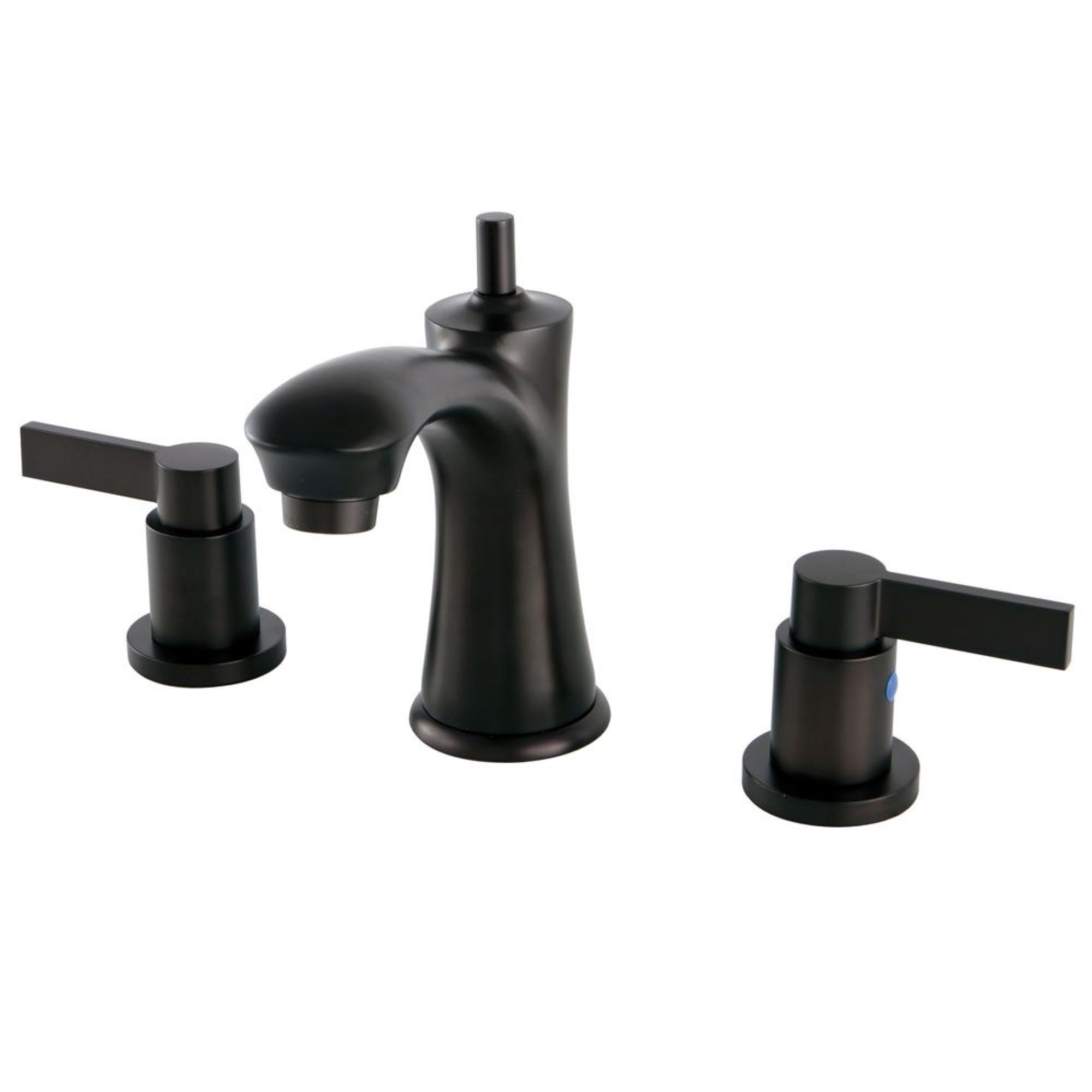 Kingston Brass Kb7965Ndl 8 In. Widespread Bathroom Faucet, Oil Rubbed Bronze