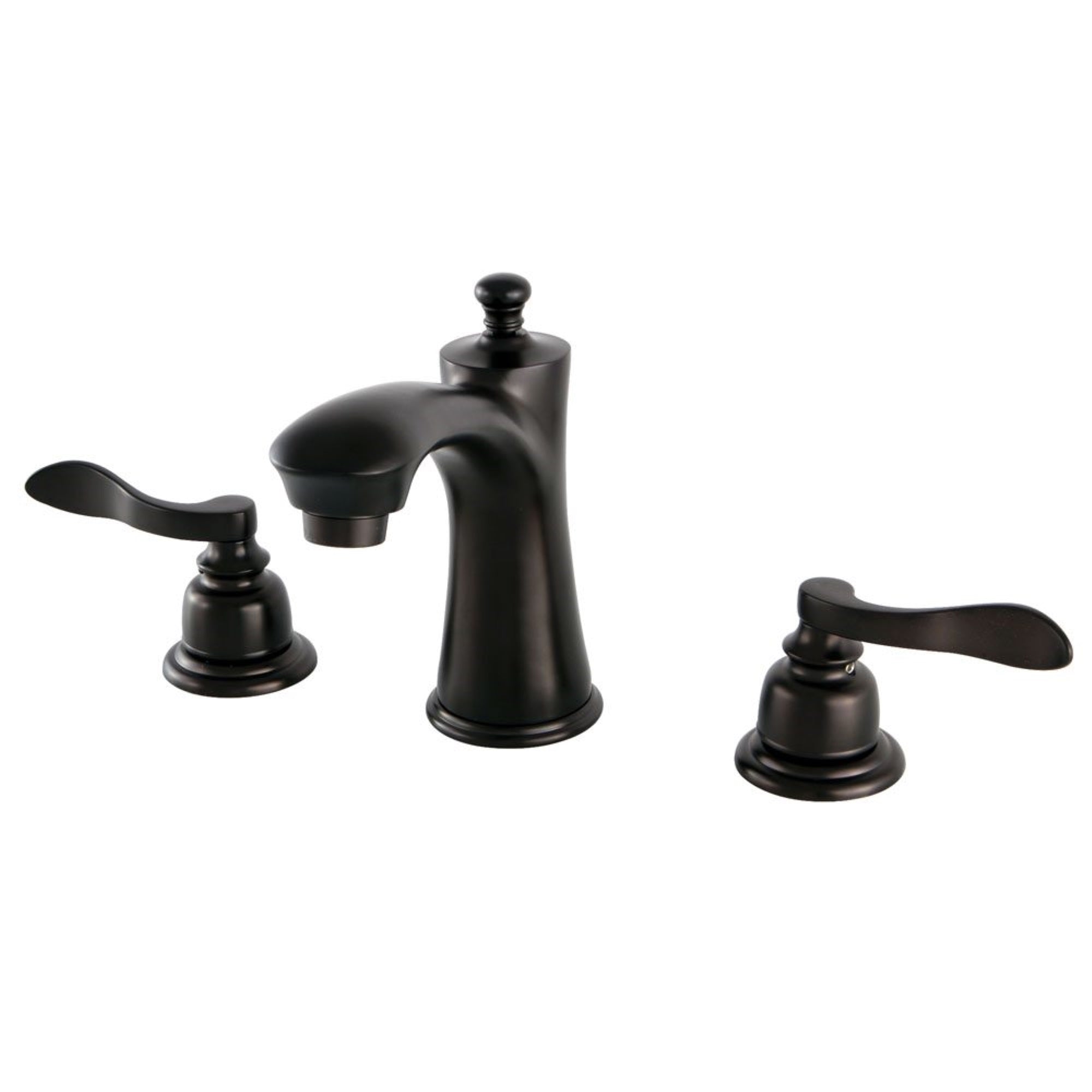 Kingston Brass Kb7965Nfl 8 In. Widespread Bathroom Faucet, Oil Rubbed Bronze