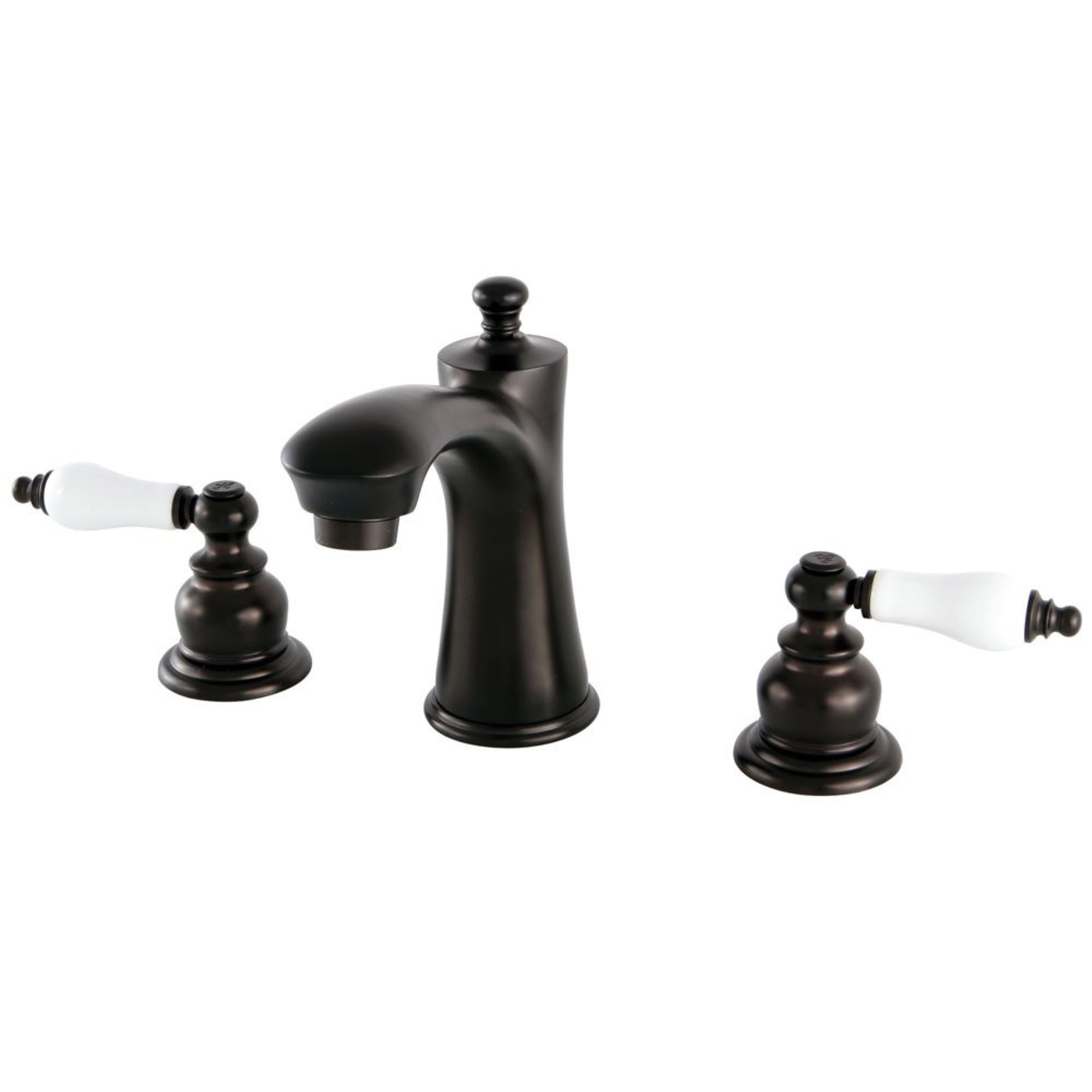 Kingston Brass Kb7965Pl 8 In. Widespread Bathroom Faucet, Oil Rubbed Bronze