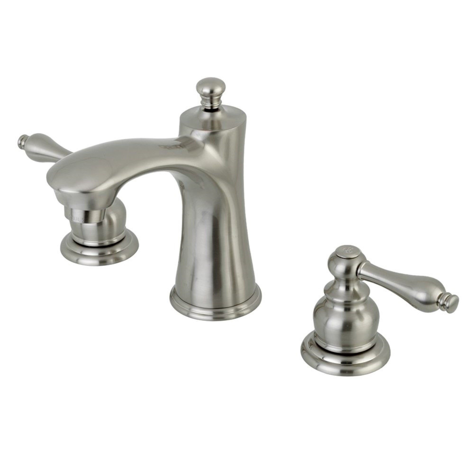 Kingston Brass Kb7968Al 8 In. Widespread Bathroom Faucet, Brushed Nickel