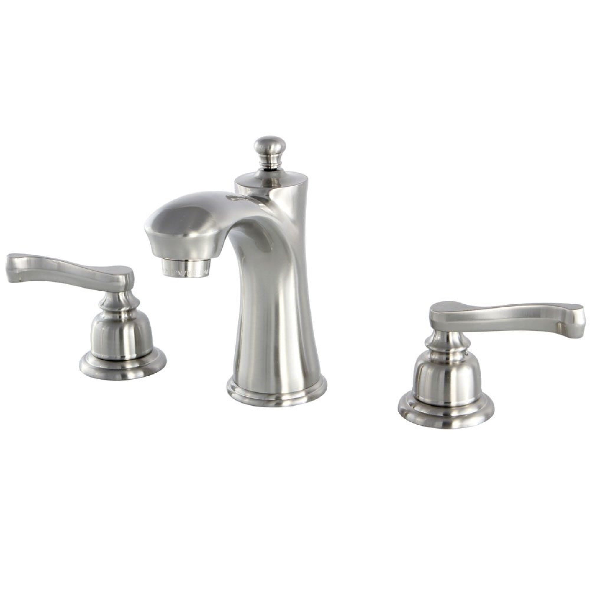 Kingston Brass Kb7968Fl 8 In. Widespread Bathroom Faucet, Brushed Nickel