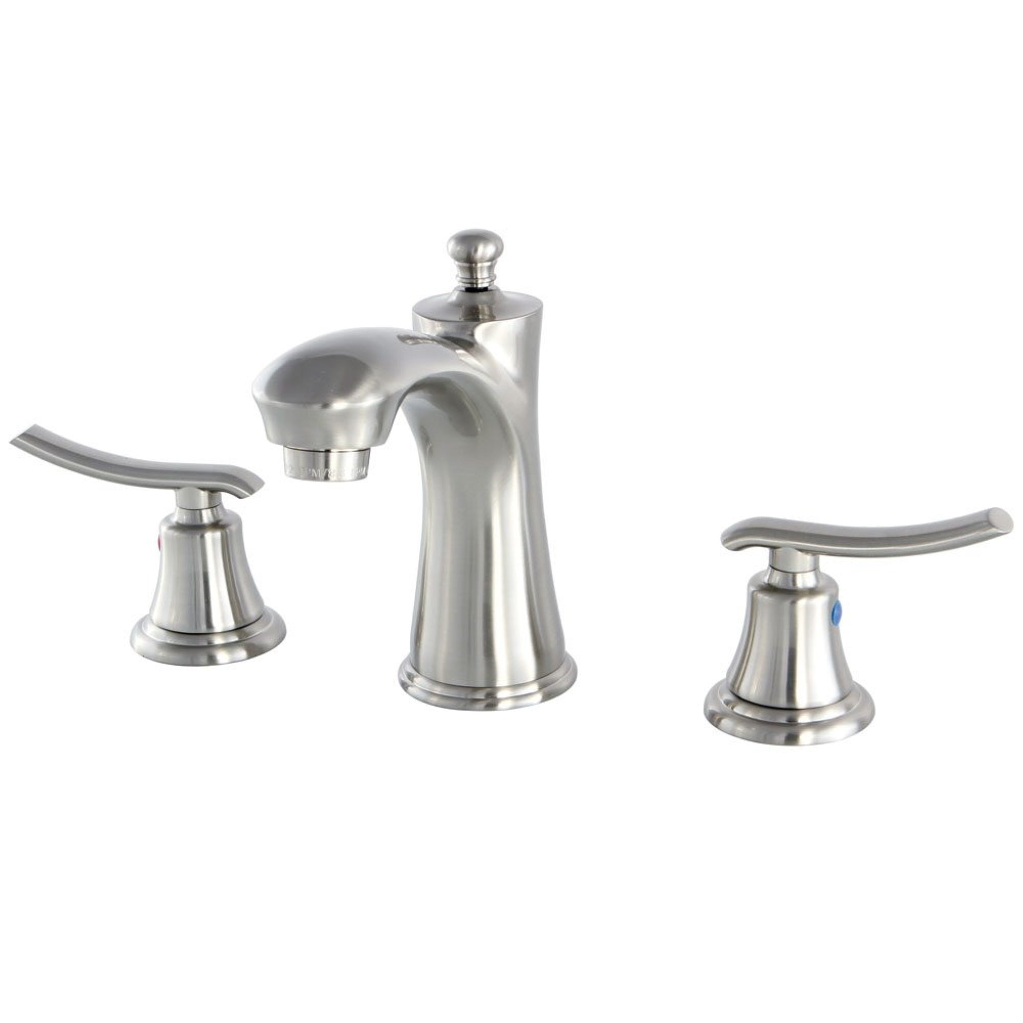 Kingston Brass Kb7968Jl 8 In. Widespread Bathroom Faucet, Brushed Nickel