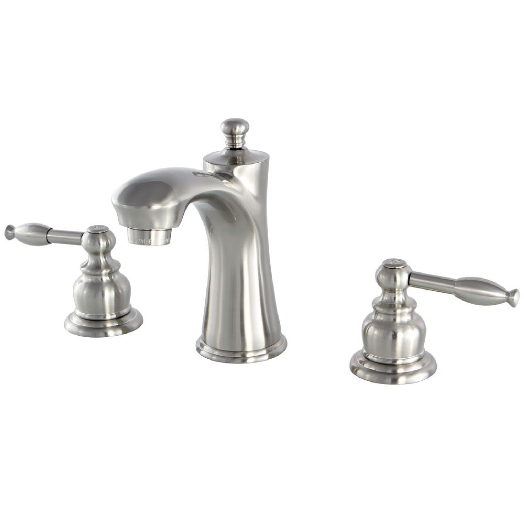 Kingston Brass Kb7968Kl 8 In. Widespread Bathroom Faucet, Brushed Nickel