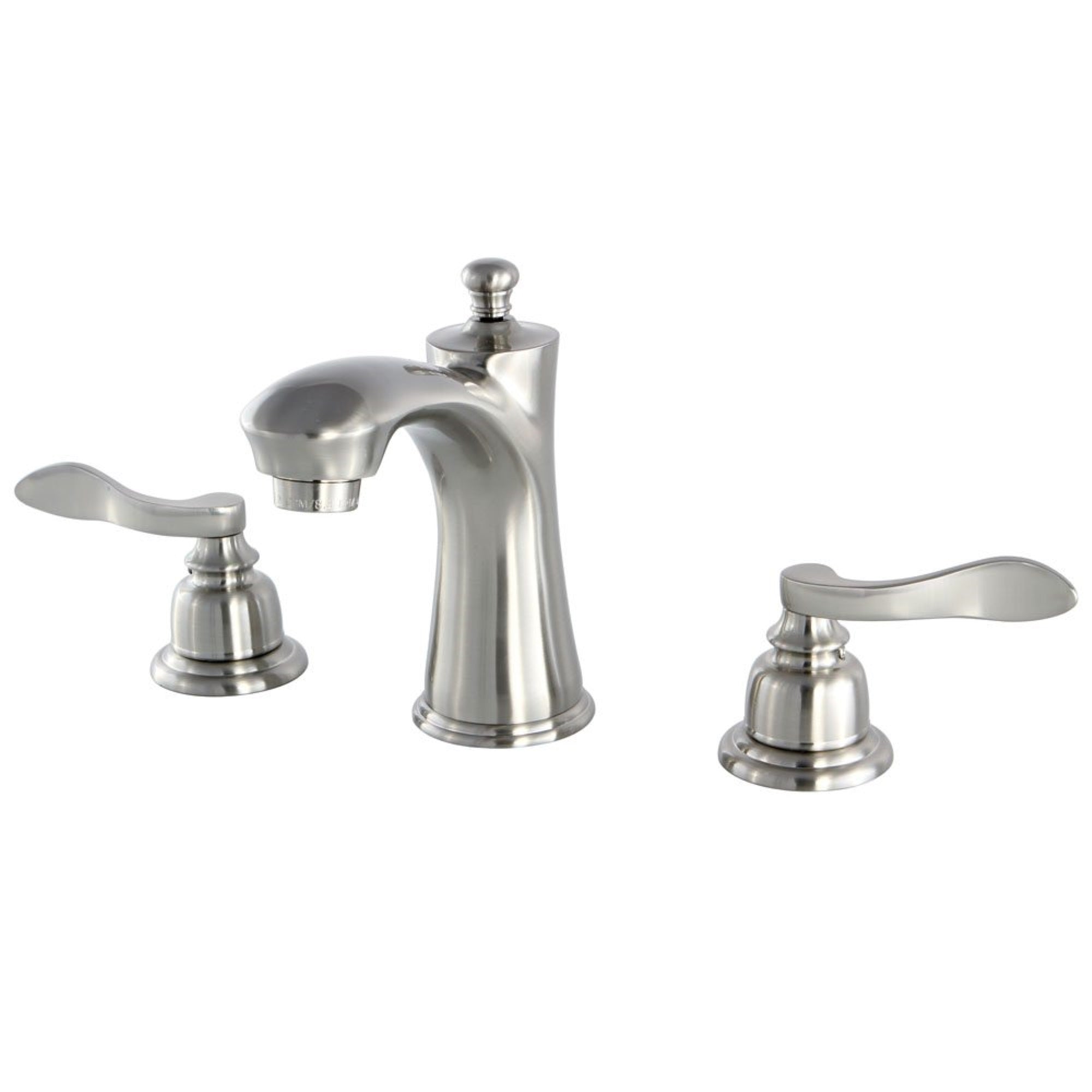 Kingston Brass Kb7968Nfl 8 In. Widespread Bathroom Faucet, Brushed Nickel