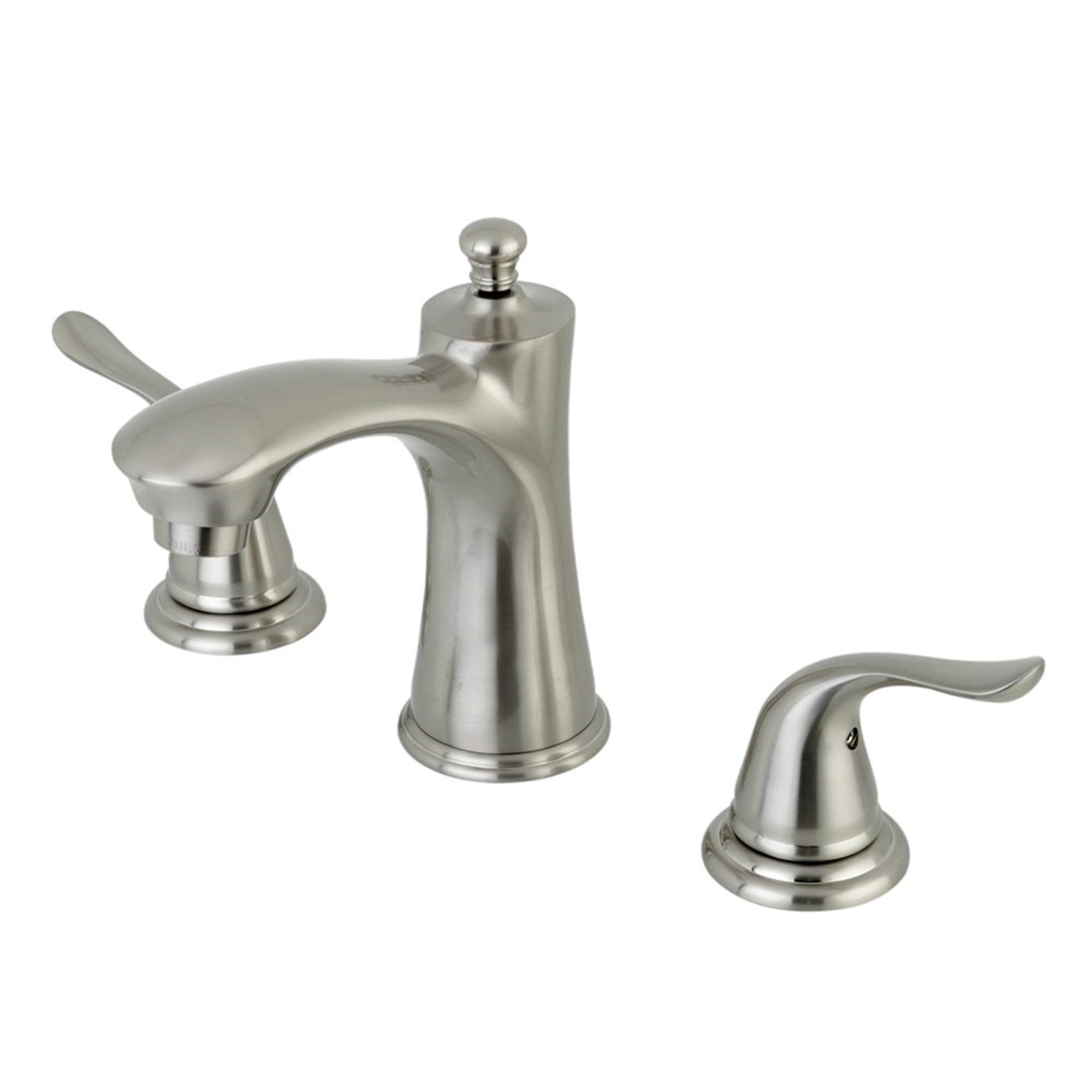 Kingston Brass Kb7968Yl 8 In. Widespread Bathroom Faucet, Brushed Nickel