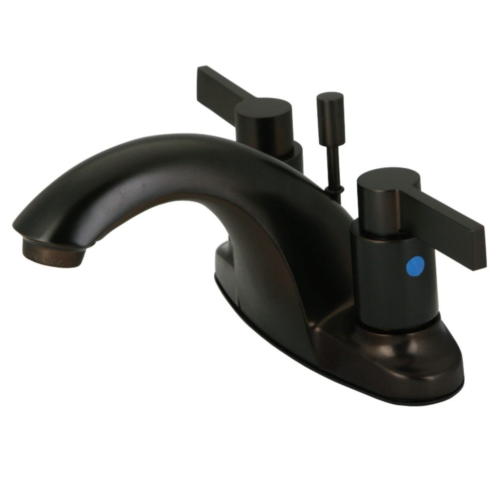 Kingston Brass Kb8645Ndl 4 In. Centerset Bathroom Faucet, Oil Rubbed Bronze