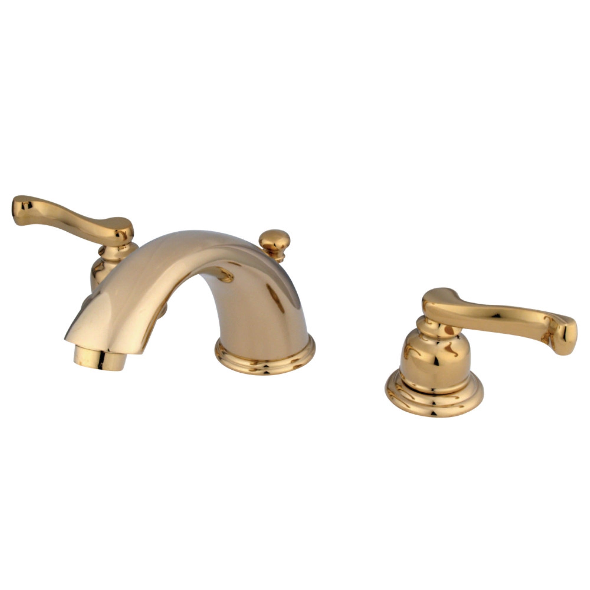 Kingston Brass Kb8962Fl 8 In. Widespread Bathroom Faucet, Polished Brass