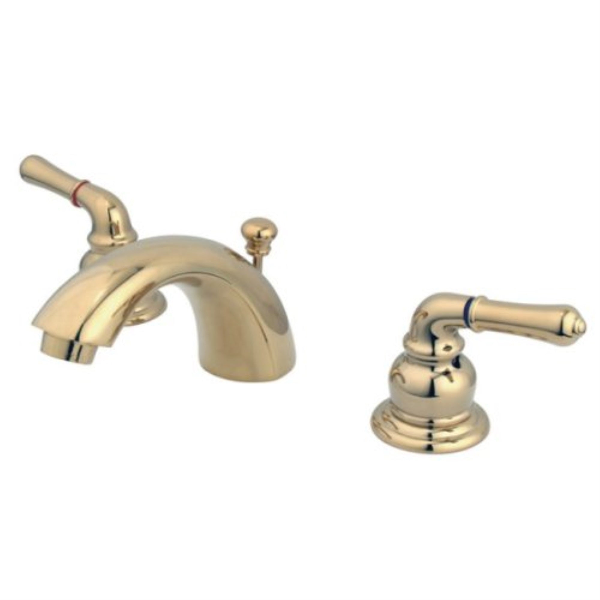 Kingston Brass Kb952 Magellan Mini-Widespread Bathroom Faucet, Polished Brass