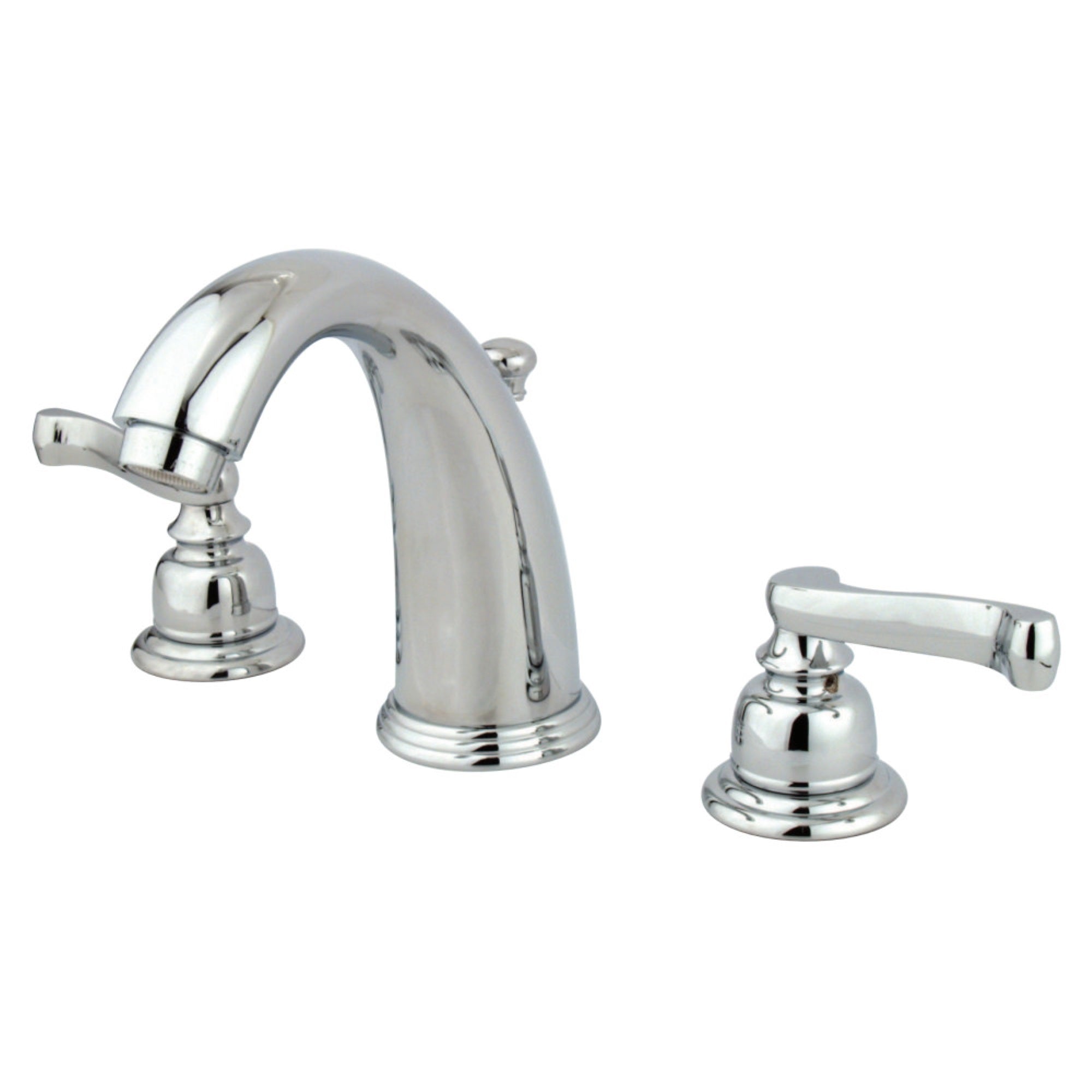 Kingston Brass Kb981Fl Widespread Bathroom Faucet, Polished Chrome