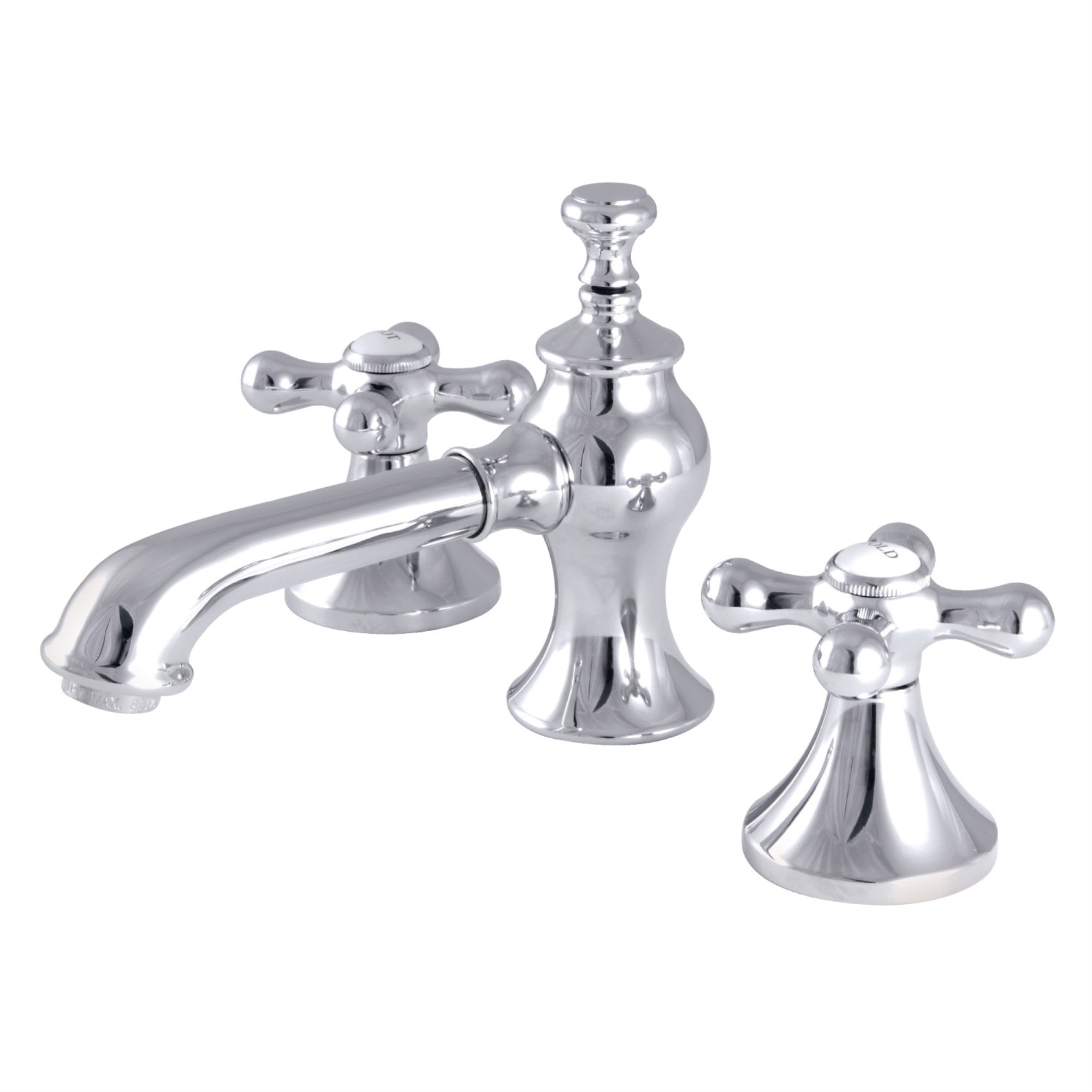 Kingston Brass Kc7061Ax Vintage 8 Widespread Bathroom Faucet, Polished Chrome