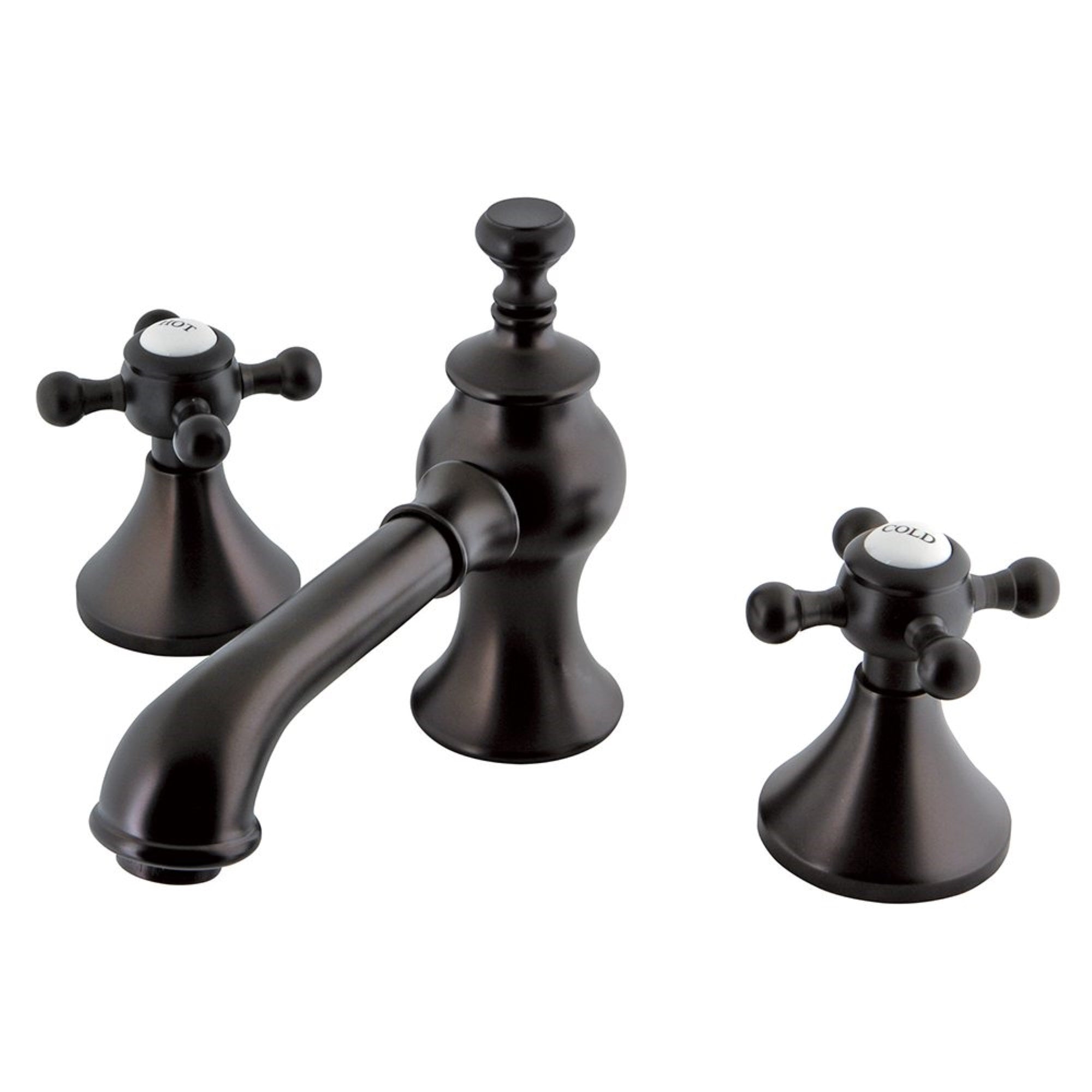Kingston Brass Kc7065Bx 8 In. Widespread Bathroom Faucet, Oil Rubbed Bronze
