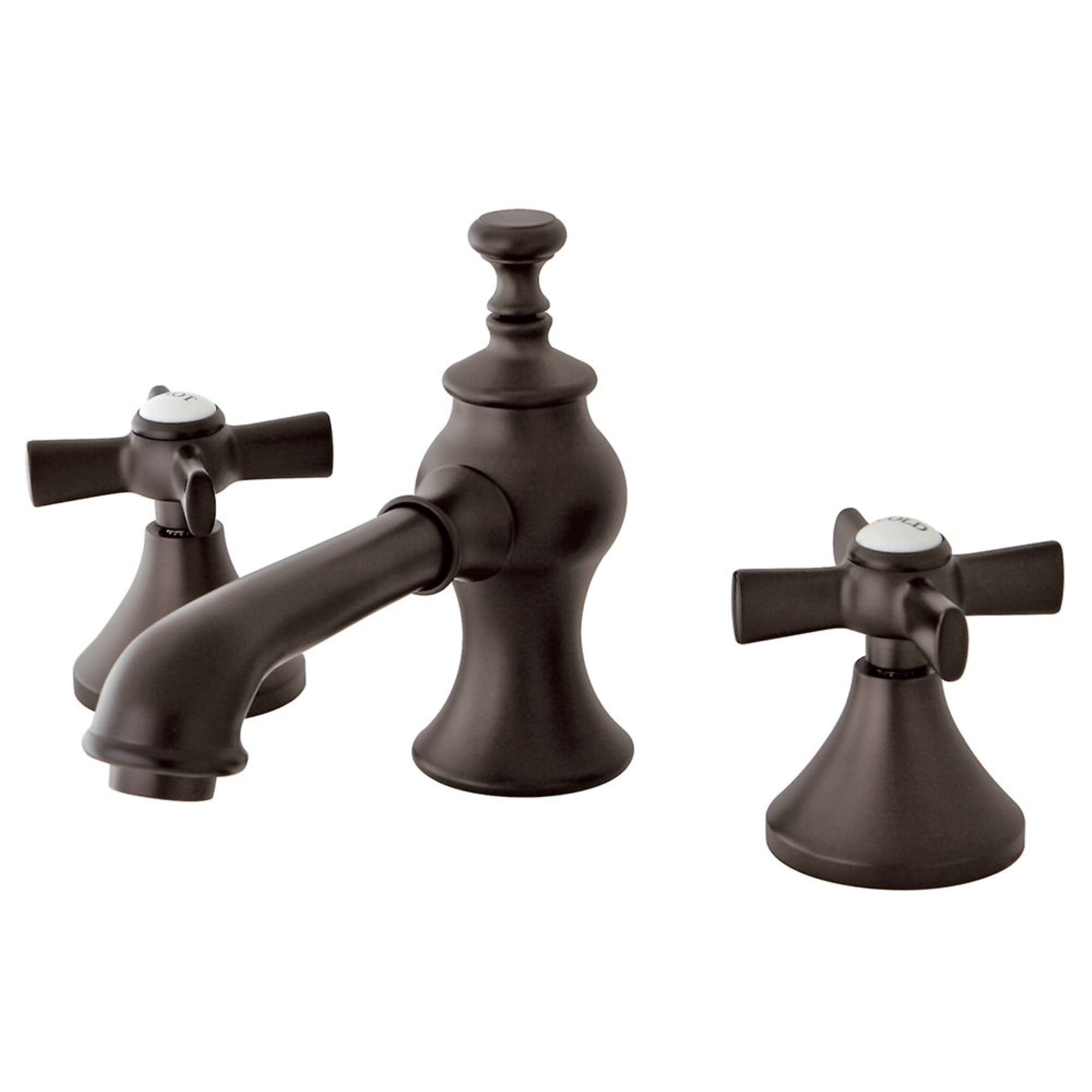 Kingston Brass Kc7065Zx 8 In. Widespread Bathroom Faucet, Oil Rubbed Bronze