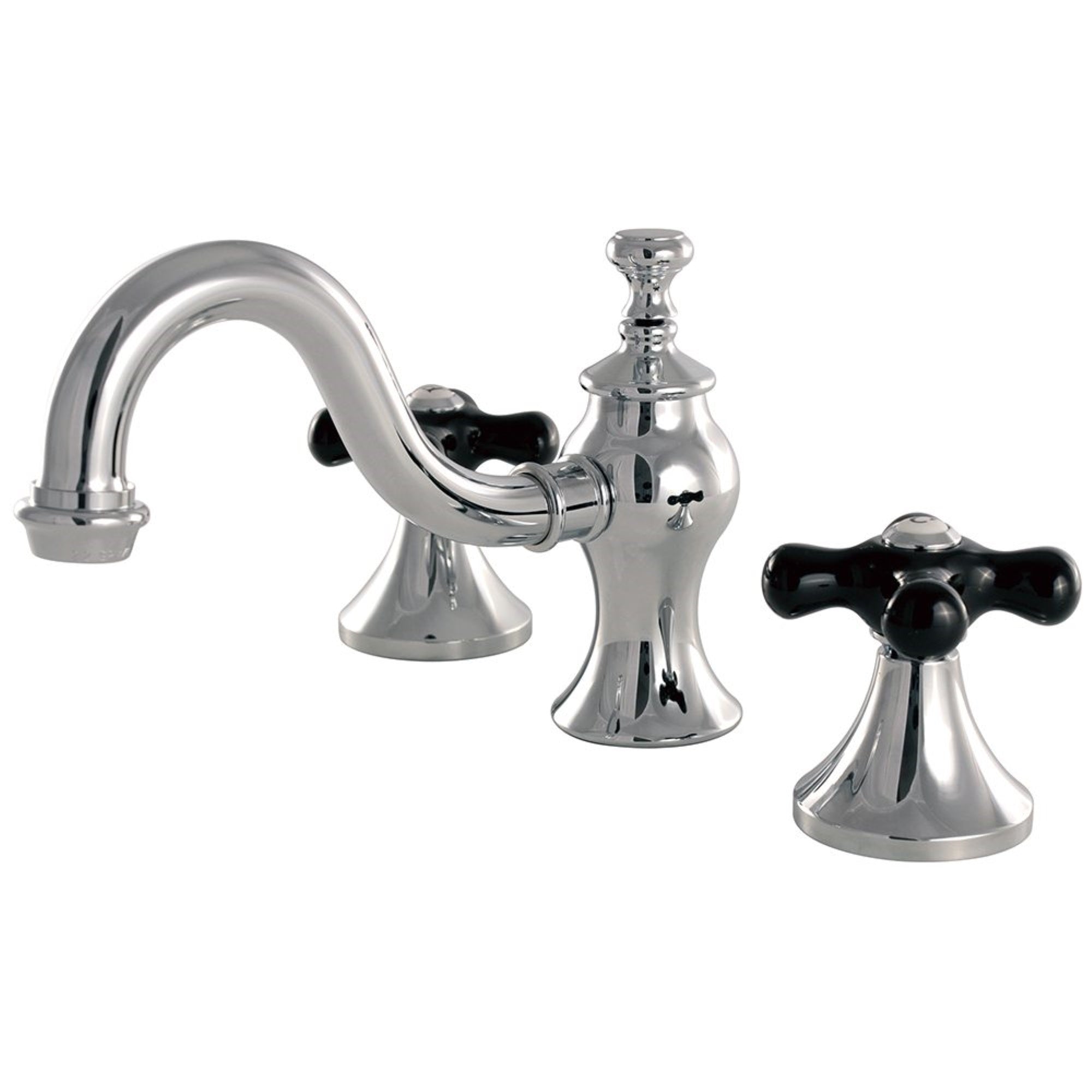 Kingston Brass Kc7161Pkx 8 In. Widespread Bathroom Faucet, Polished Chrome