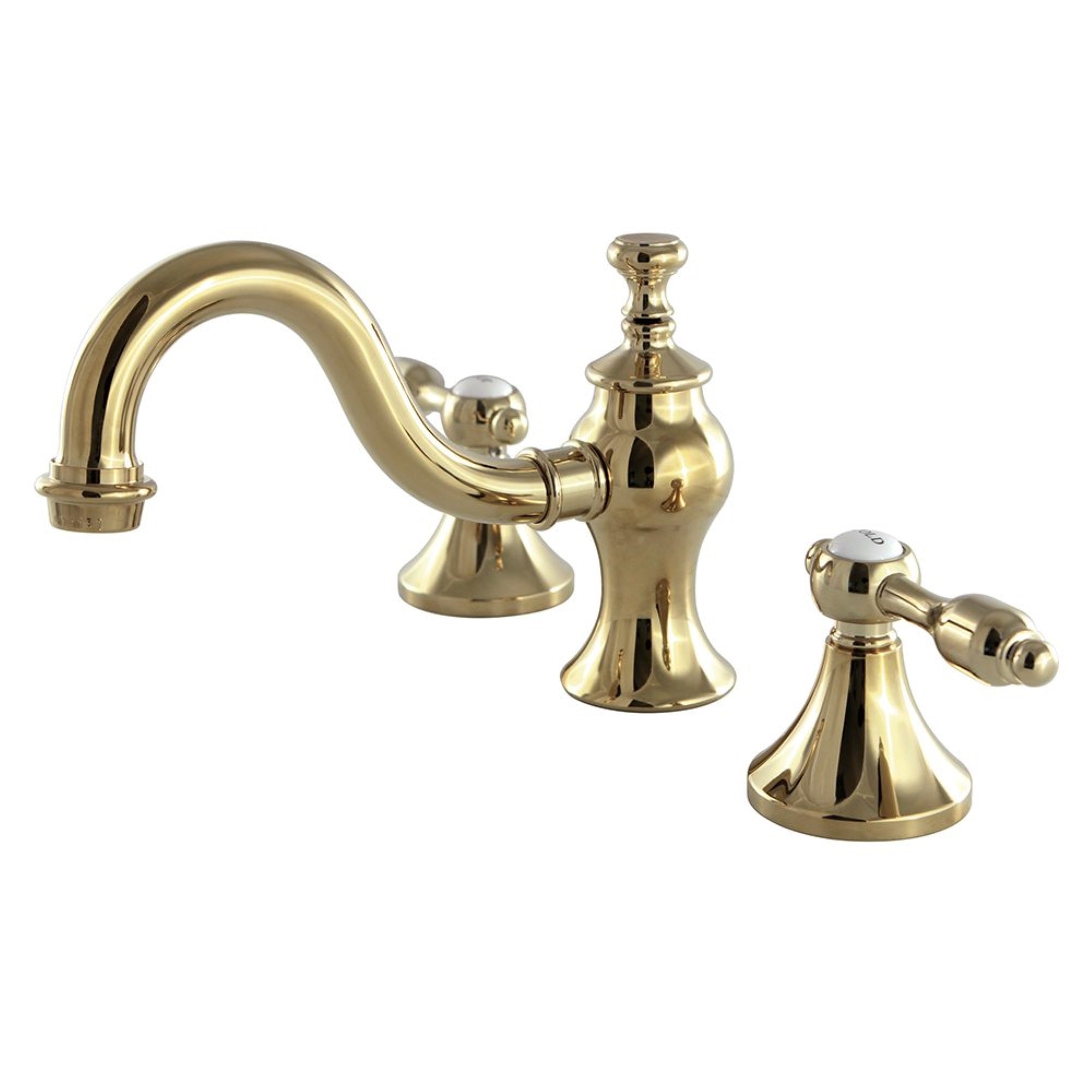 Kingston Brass Kc7162Tal 8 In. Widespread Bathroom Faucet, Polished Brass