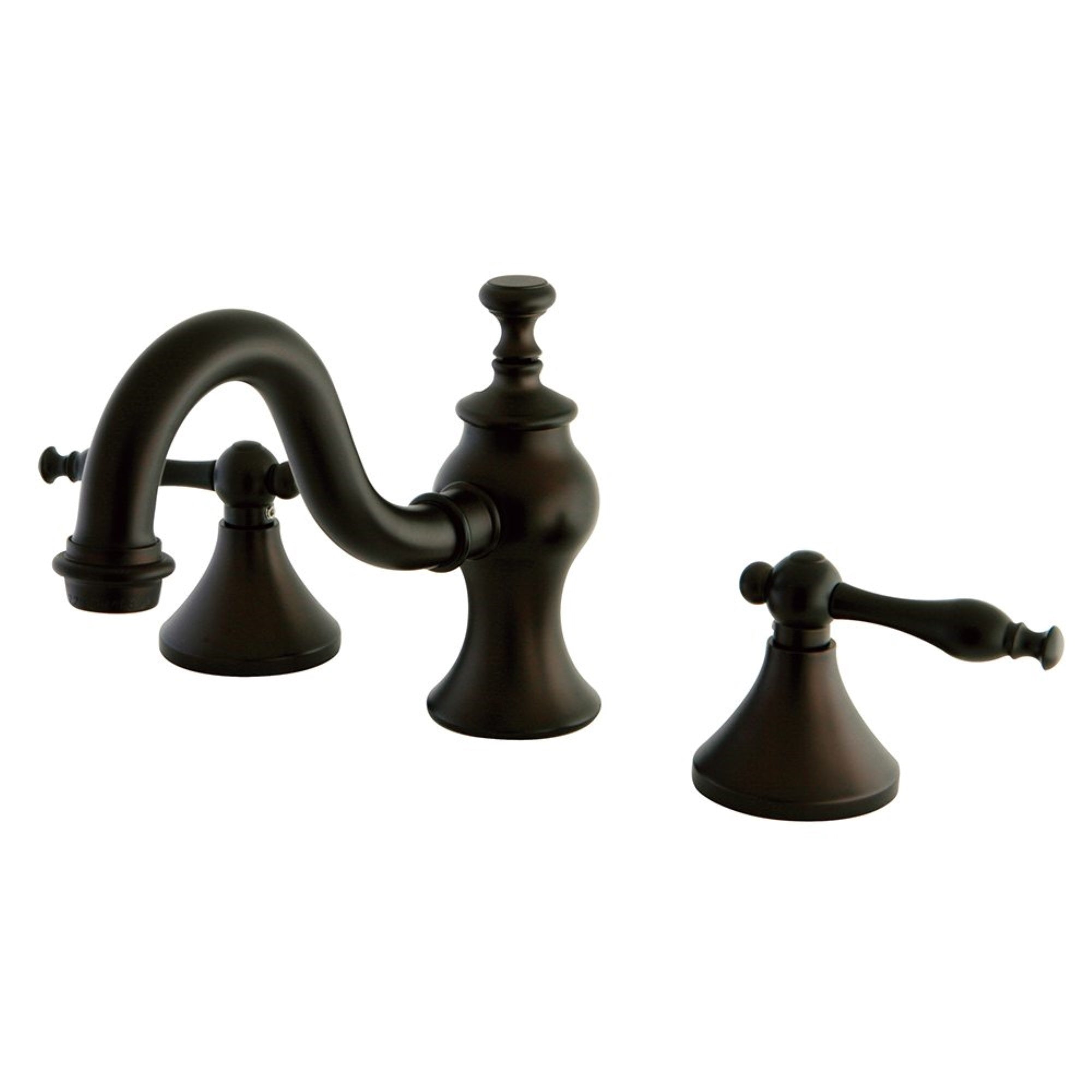 Kingston Brass Kc7165Nl 8 In. Widespread Bathroom Faucet, Oil Rubbed Bronze