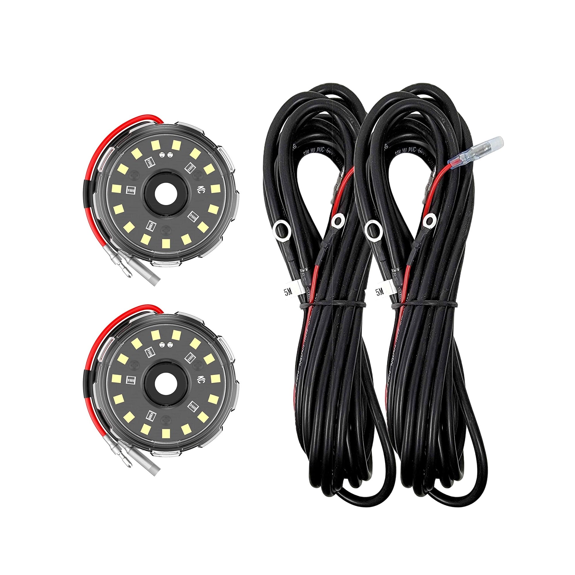 Kc Hilites 6335 Two-Light Add-On Cyclone V2 Kit - Clear - 5.0 Meters Long