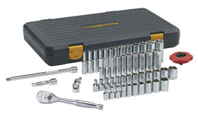 51 Pc. 1/4 Drive 120Xp Sae/Metric 6 Point Standard & Deep Socket Set