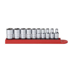 10Pc 1/4Dr 6Pt Std Sae Sck Se