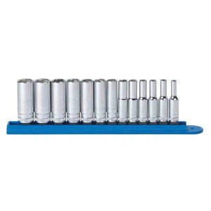 13Pc 1/4Dr 6Pt Dp Mtr Sck Set
