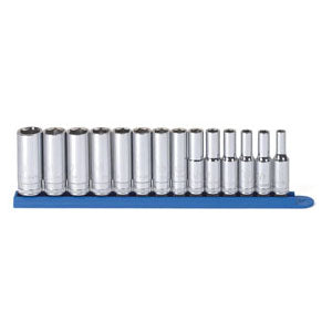 14Pc 3/8Dr 6Pt Dp Mtr Sck Set