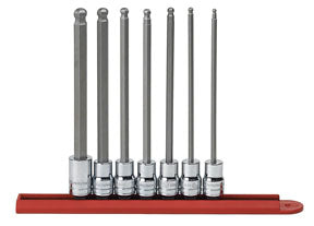 7Pc 3/8Dr Sae Ball Hex Bit Sc