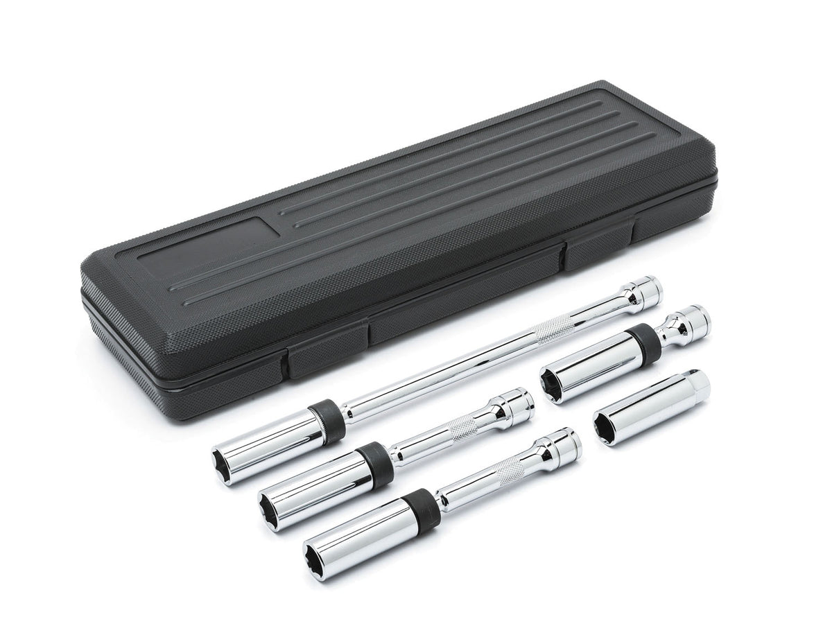 5 Pc. 3/8 Drive Magnetic Swivel Plug Socket Set